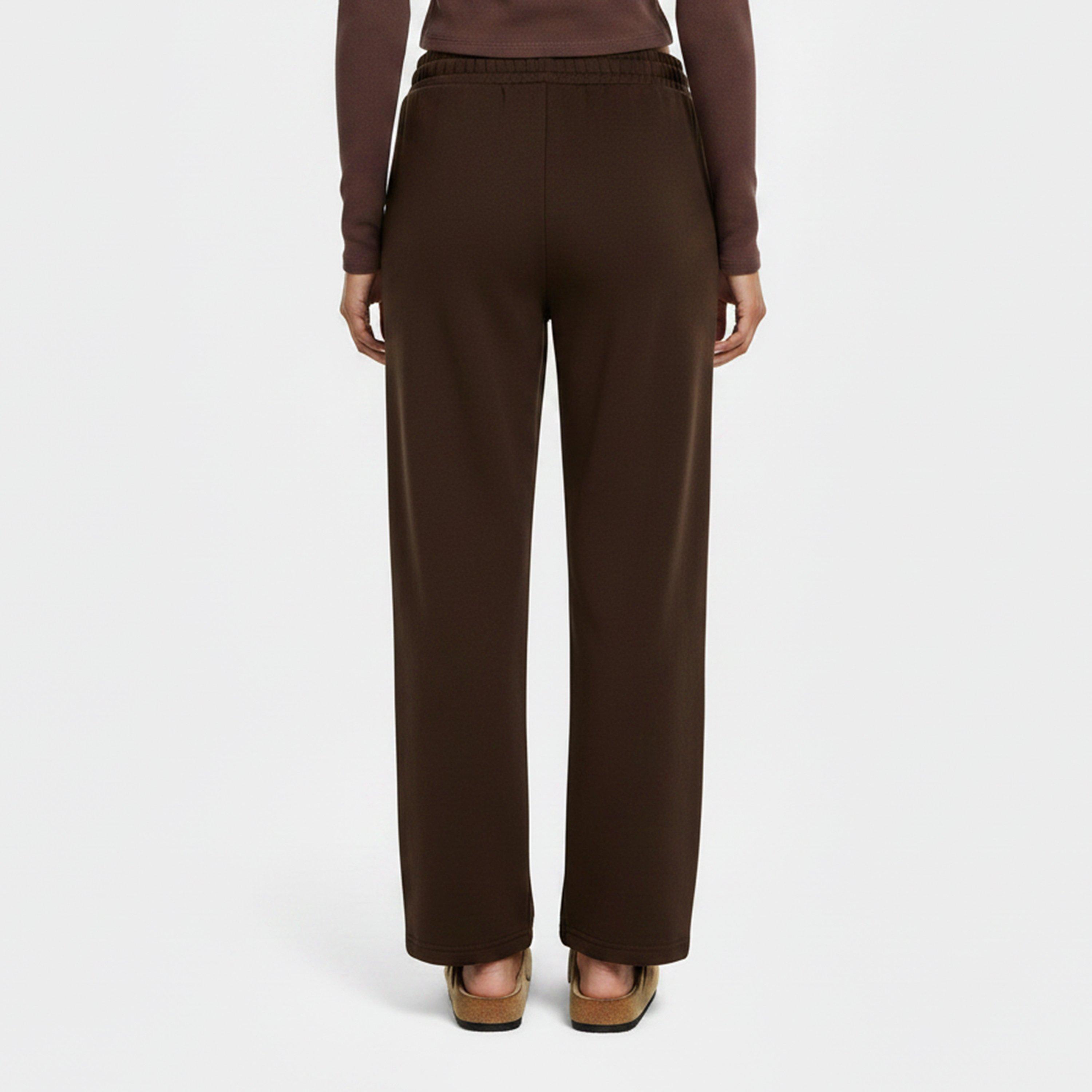 Chocolate - I Saw It First - Womens Barrel Fleece Joggers - 4