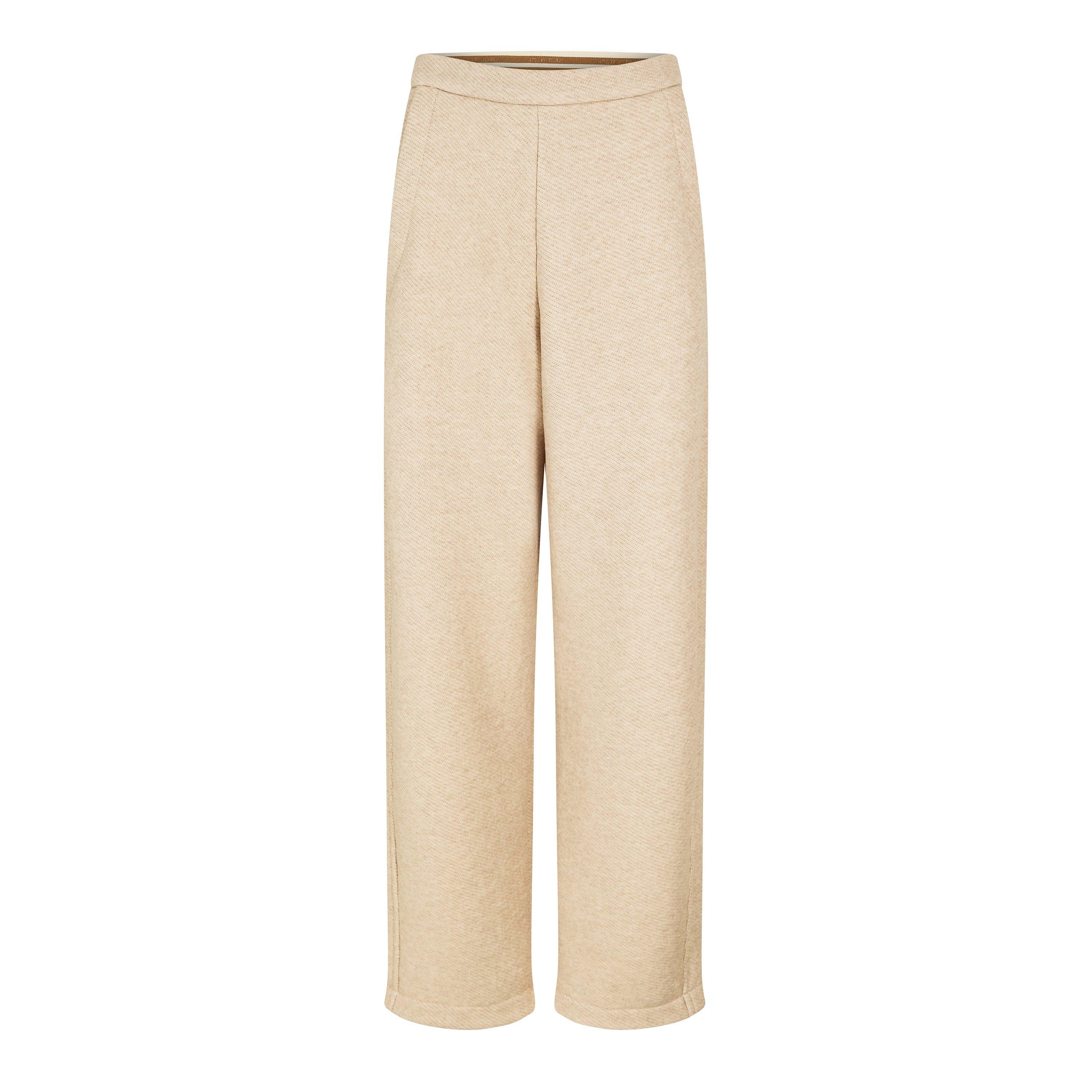 Max Mara Women's Open Hem Fleece Joggers - Beige - S