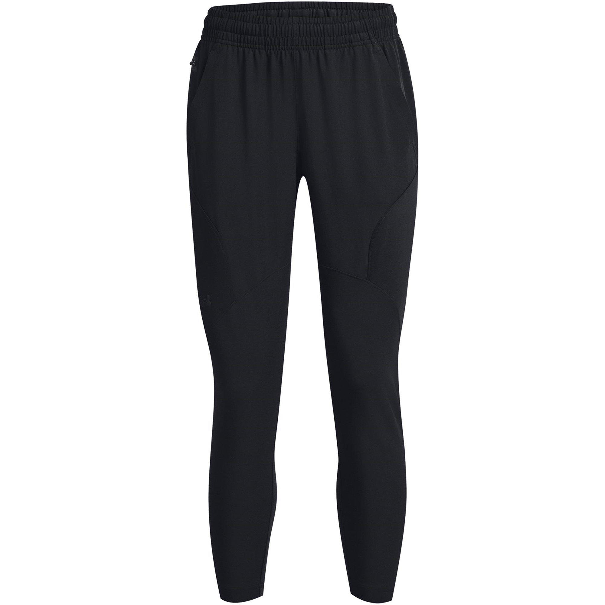 Black - Under Armour - Women's Unstoppable Hybrid Closed Hem Tracksuit Joggers - 1