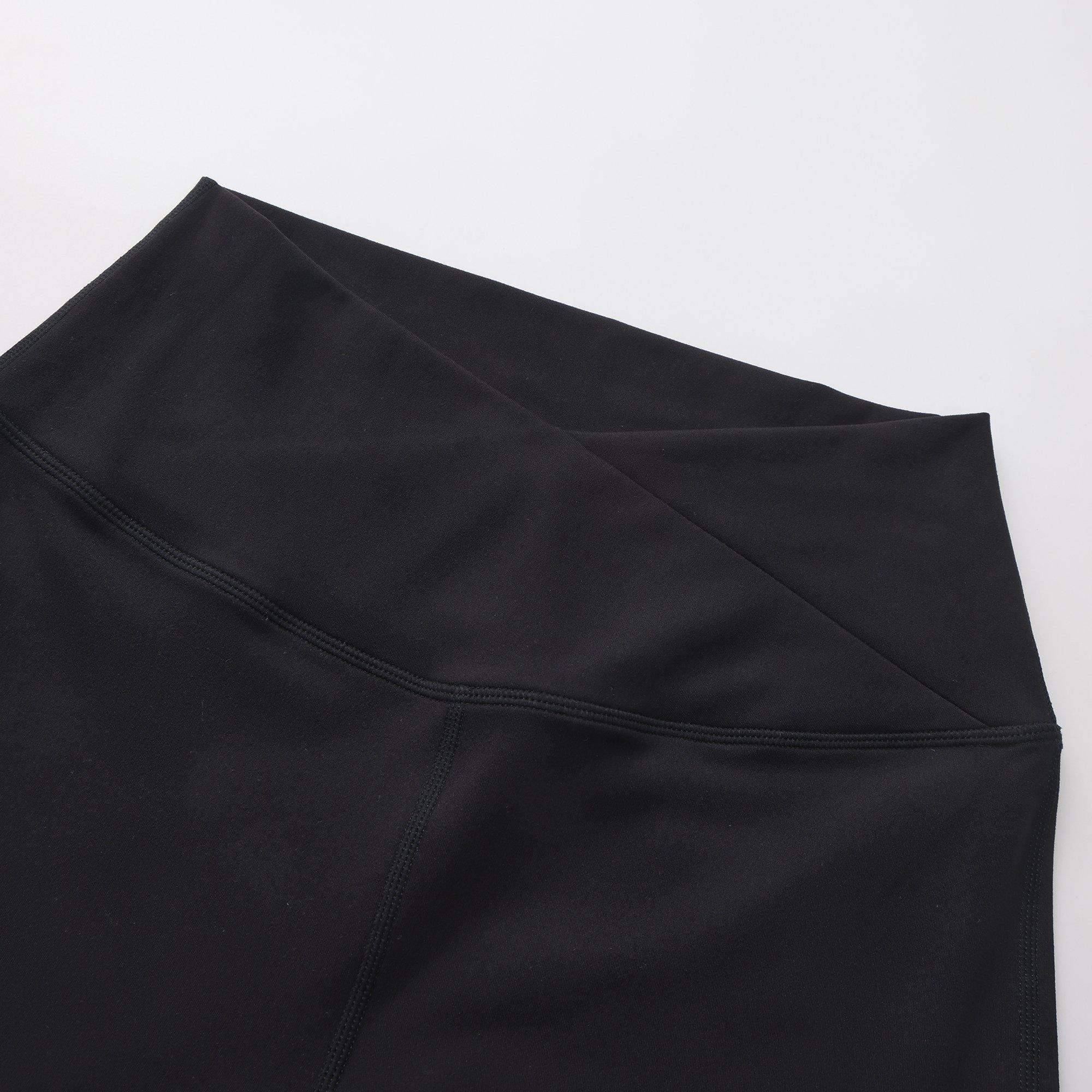 Black - LA Gear - LA Gear Crossover-Waist Flared Leggings Womens - 4