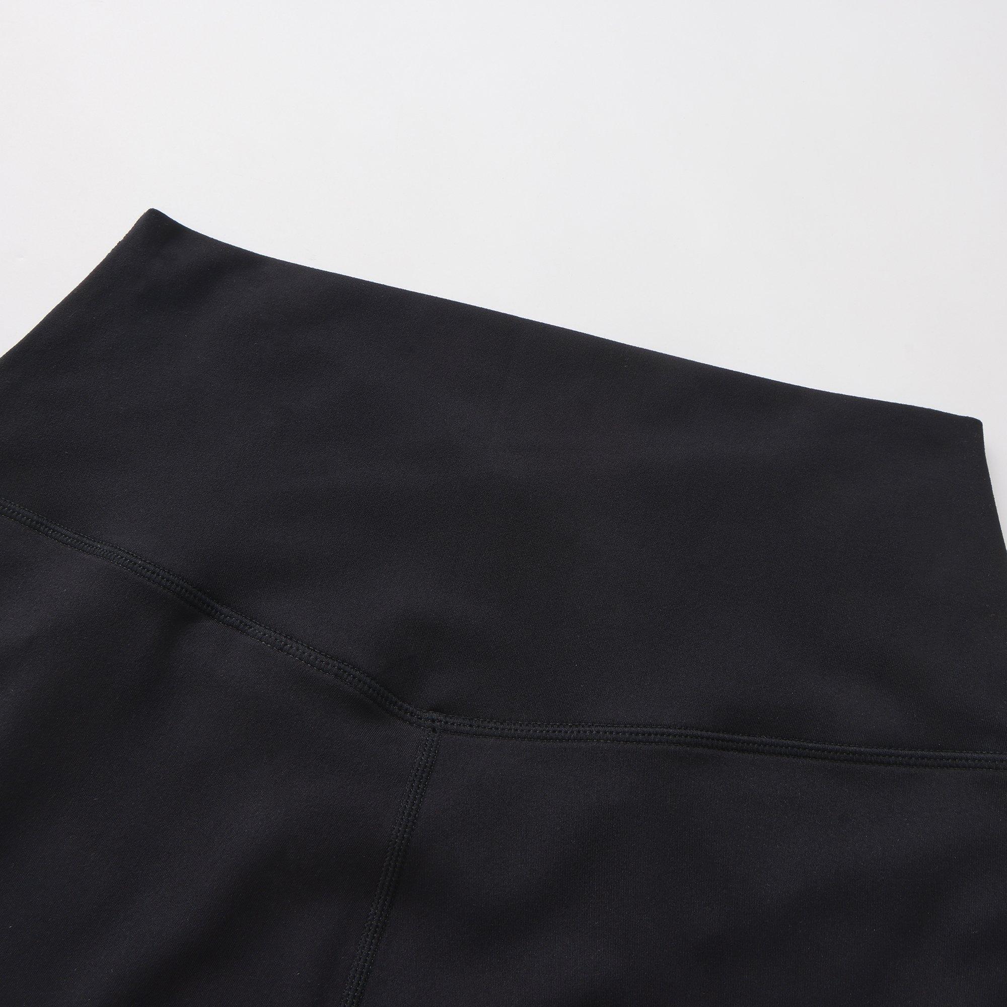 Black - LA Gear - LA Gear Crossover-Waist Flared Leggings Womens - 7