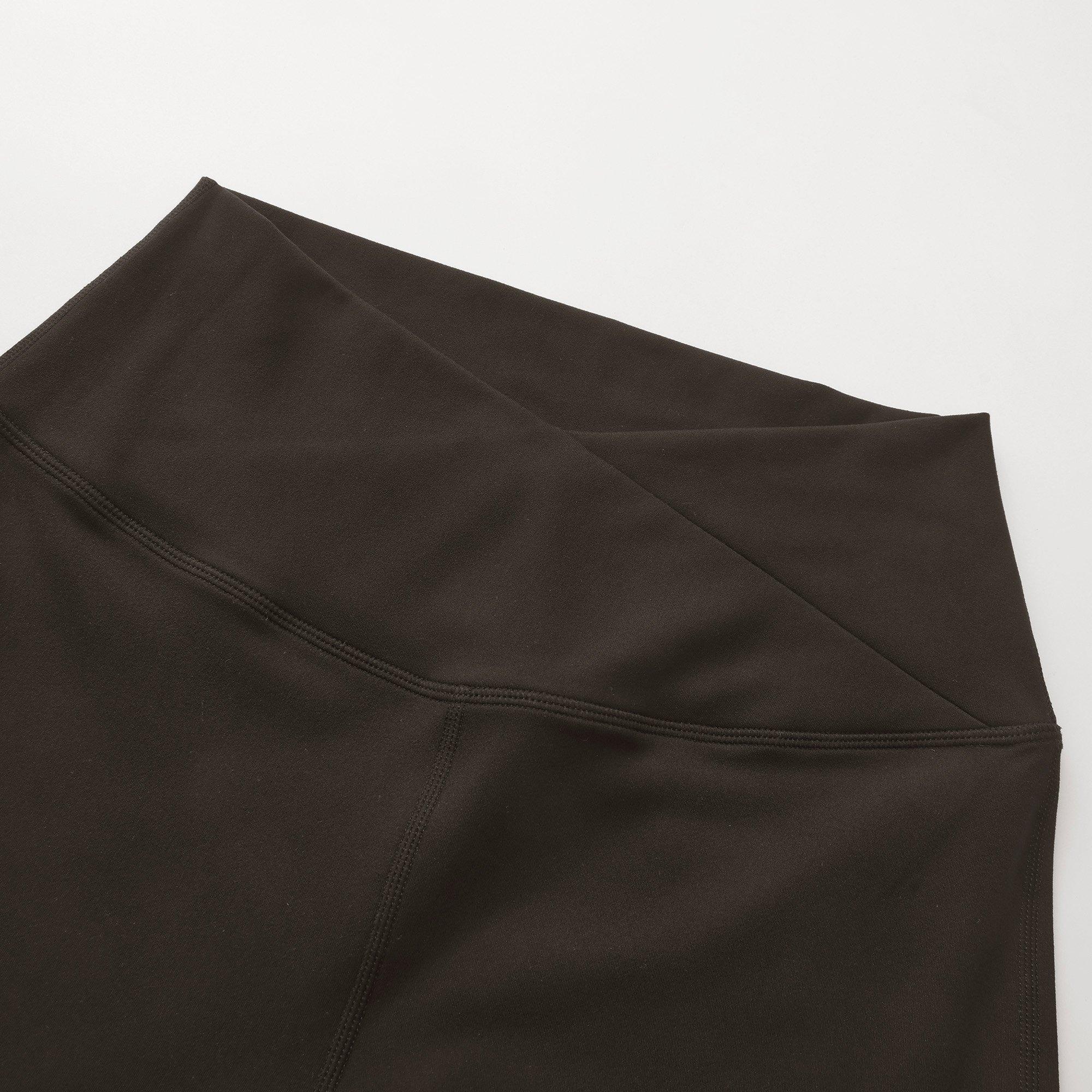 Brown - LA Gear - LA Gear Crossover-Waist Flared Leggings Womens - 4