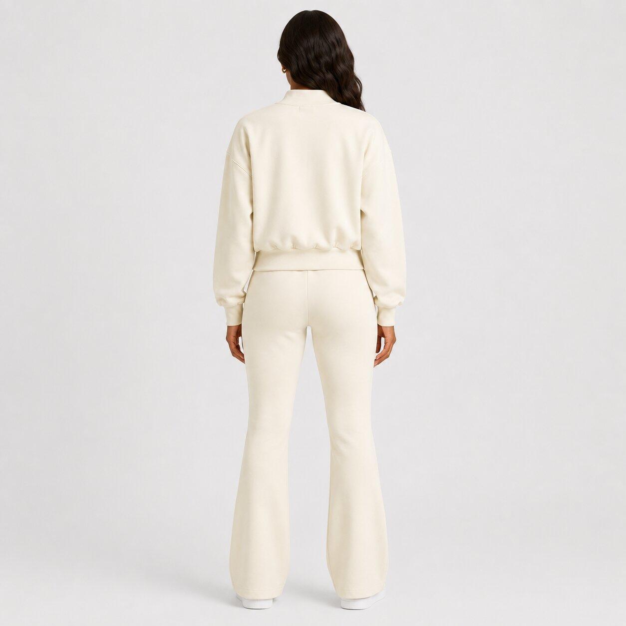 Cream - I Saw It First - Fleece Flare Jogger - 3