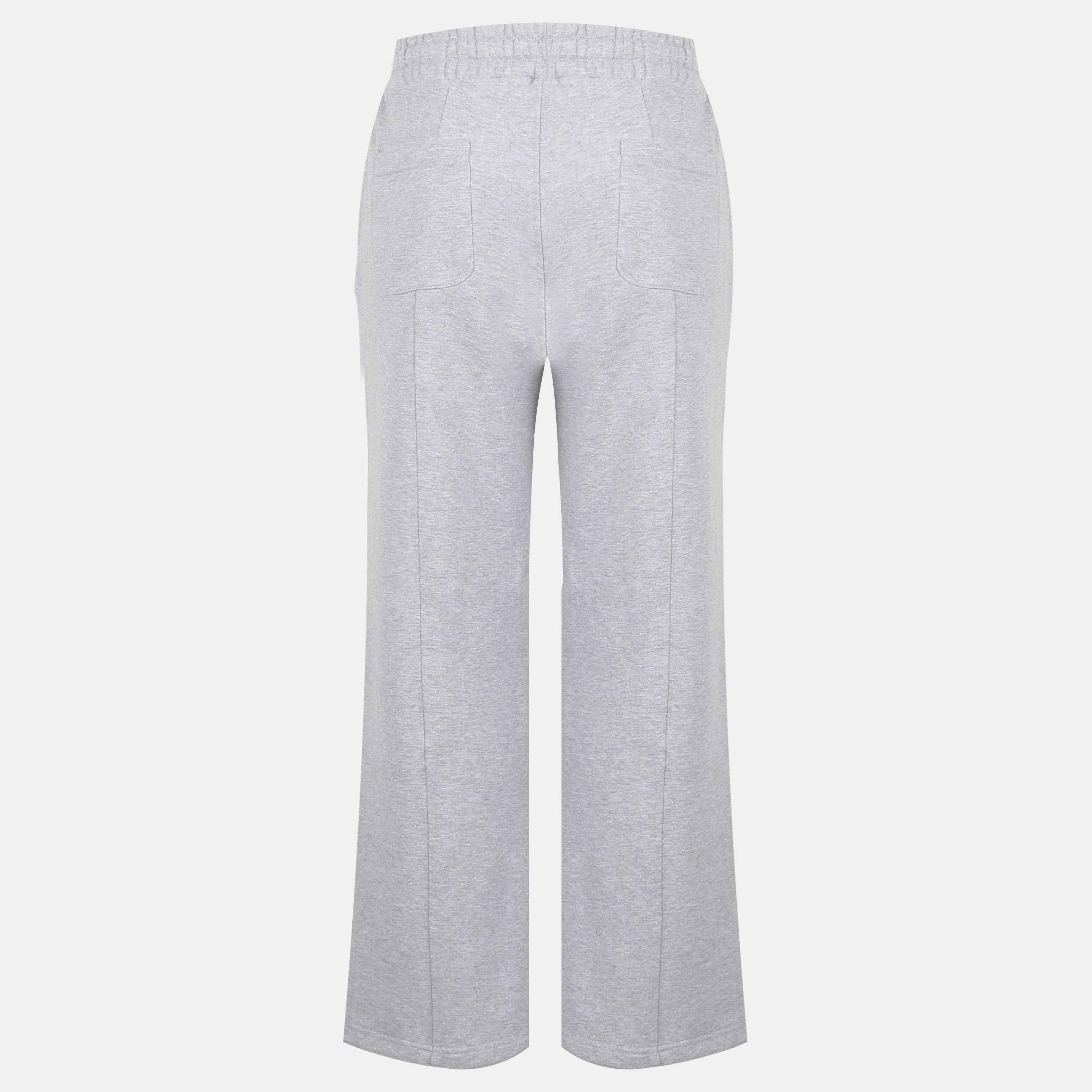 Grey/Multi - Pretty Boy Ugly World - Women's Open Hem Cotton Joggers - 2