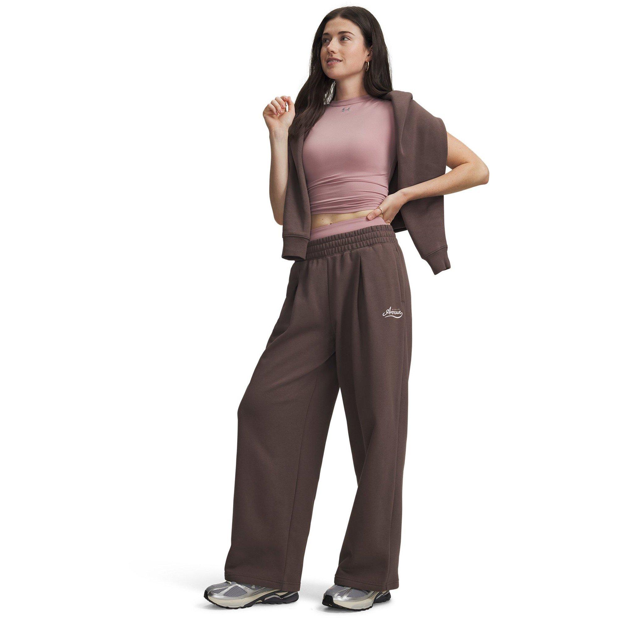 Poivre noir - Under Armour - Women's Rival Pleated Fleece Joggers - 4