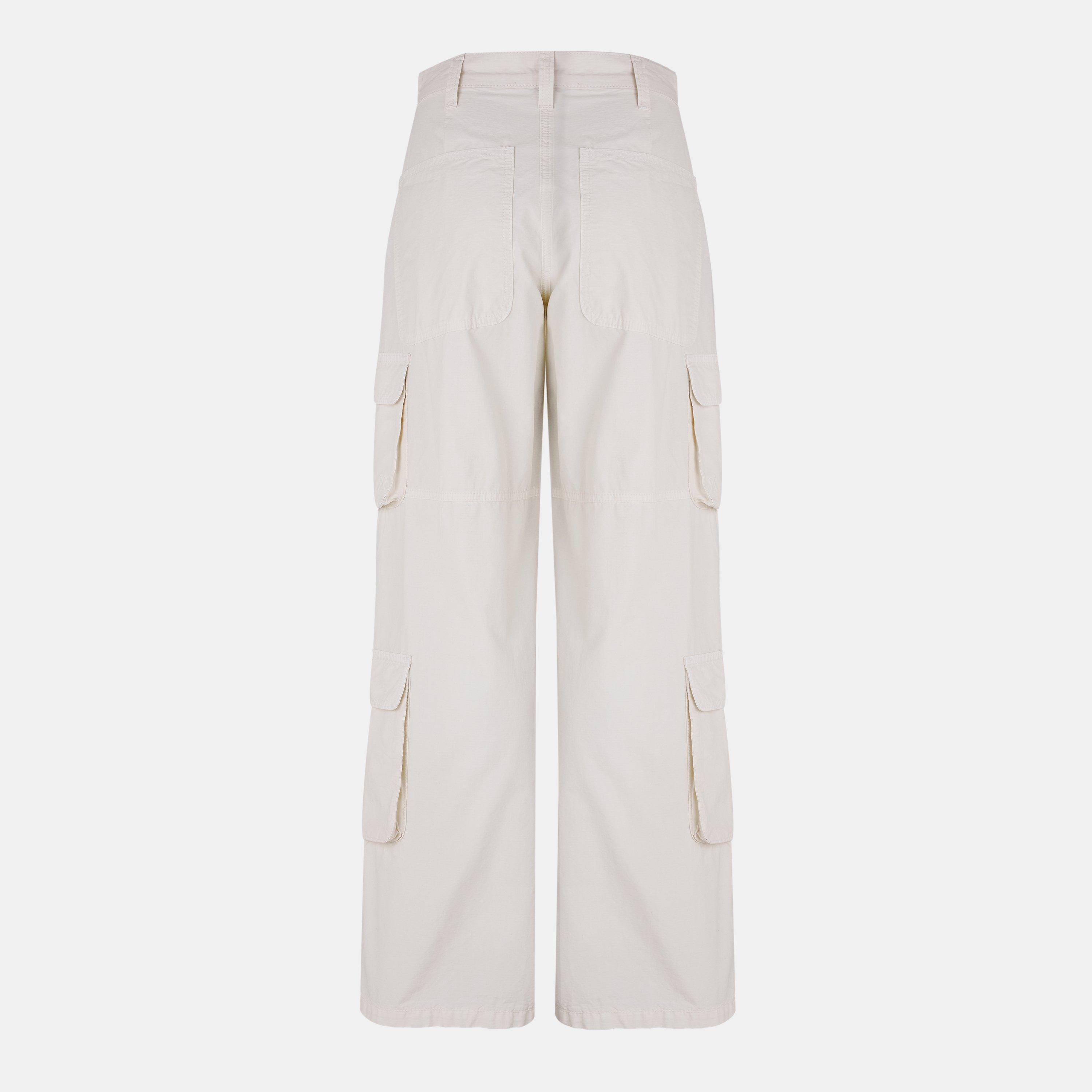 Grey - Represent - Women's Fender Cargo Trousers, Ample Pockets - 2