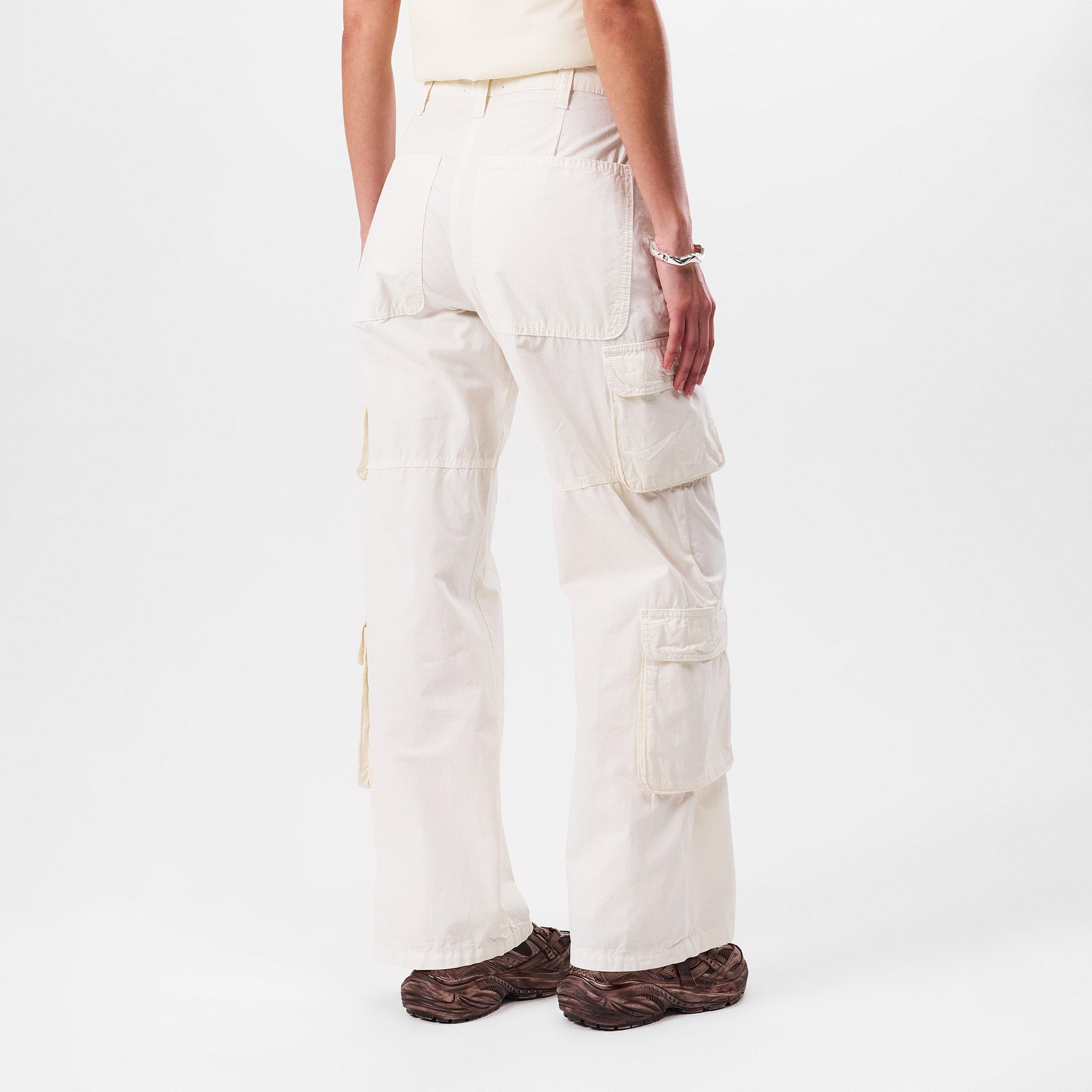 Grey - Represent - Women's Fender Cargo Trousers, Ample Pockets - 4