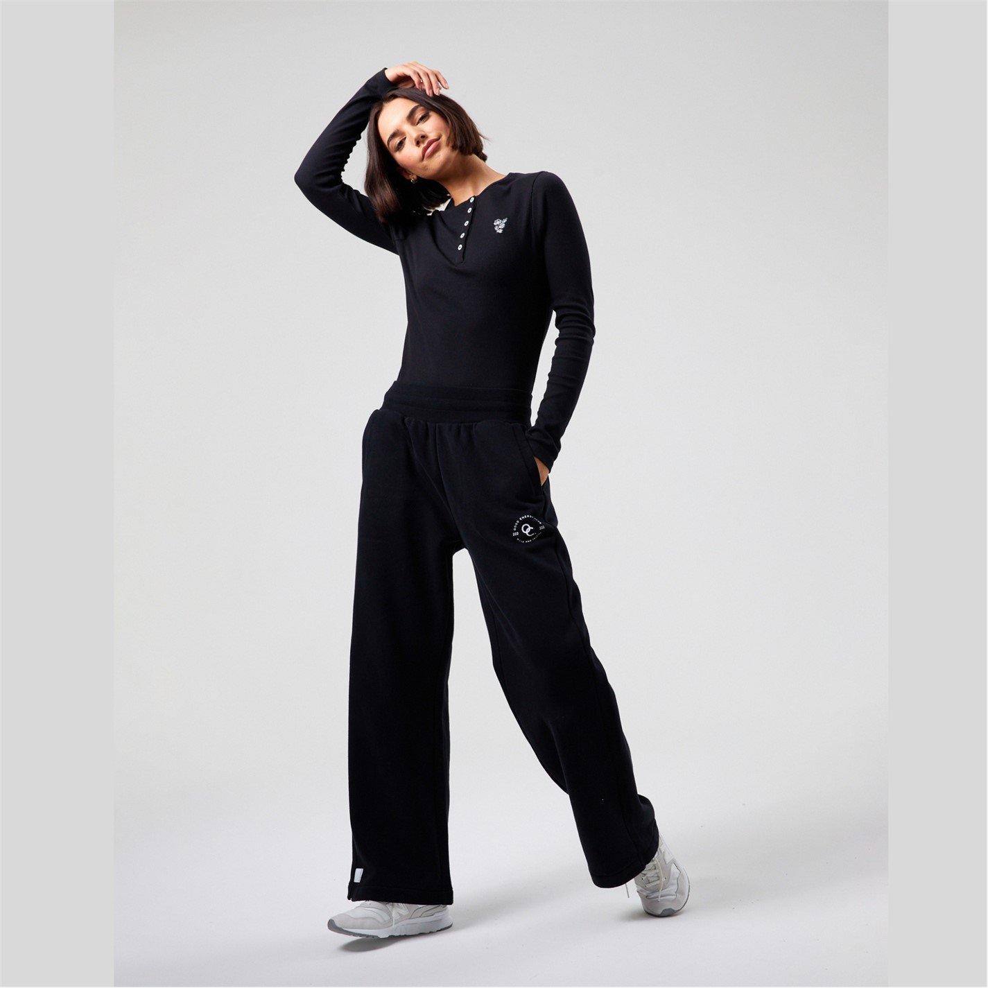 Jet Black - Original Creator - OC Water Repellent Joy Wide Leg Joggers - 1
