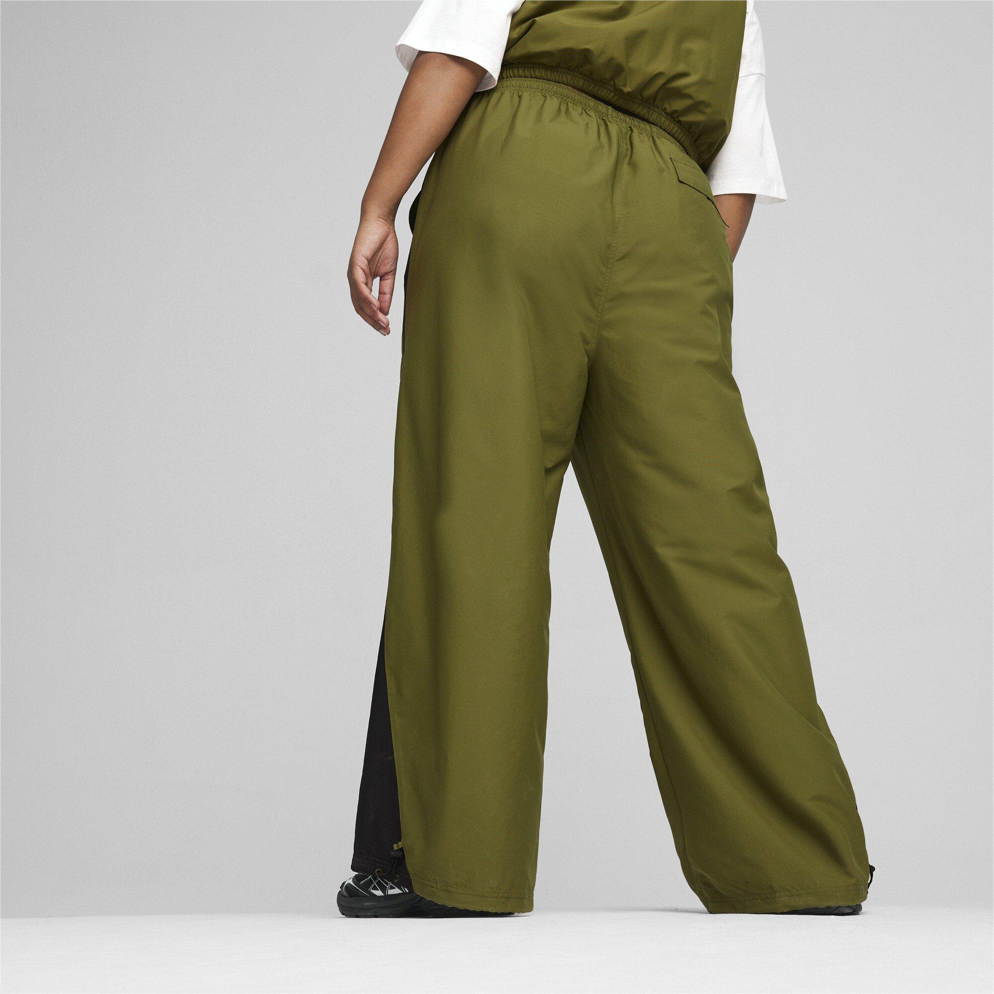 Olive (there is no difference between en-GB and fr-FR for this word) - Puma - Women's Dare To Open Hem Poly Jogger - 6