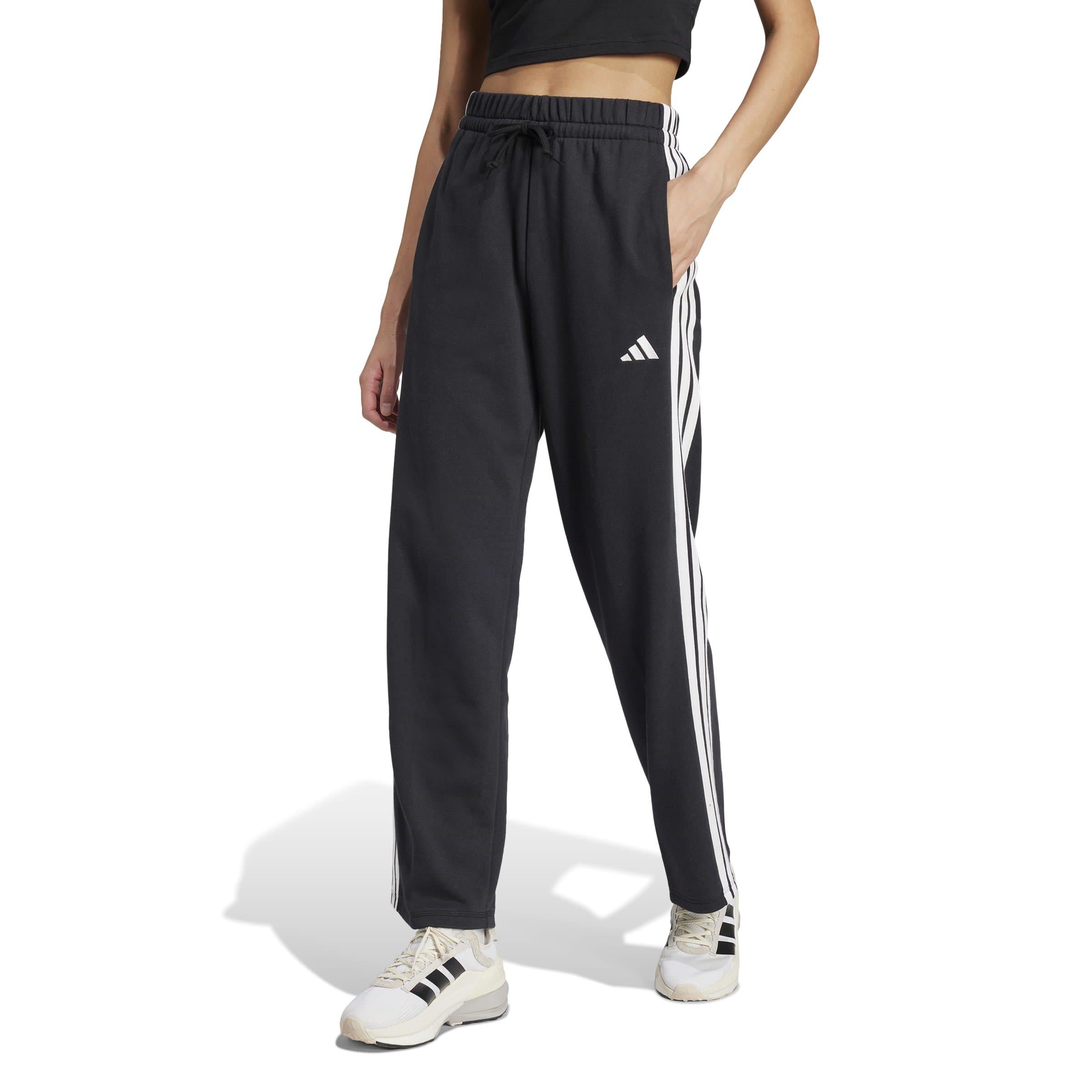 Black/White - adidas - Women's Open Hem Jersey Joggers - 2