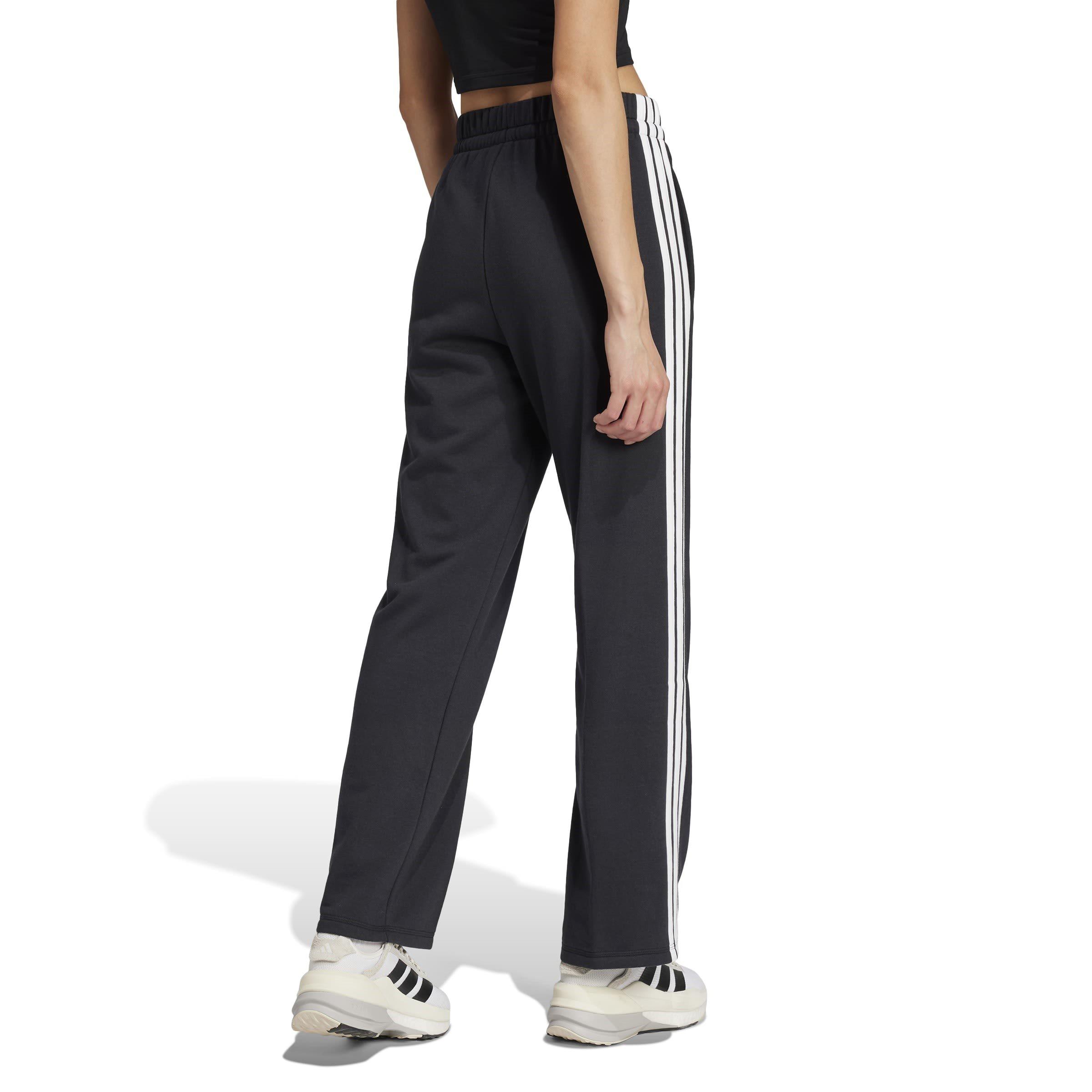 Black/White - adidas - Women's Open Hem Jersey Joggers - 3