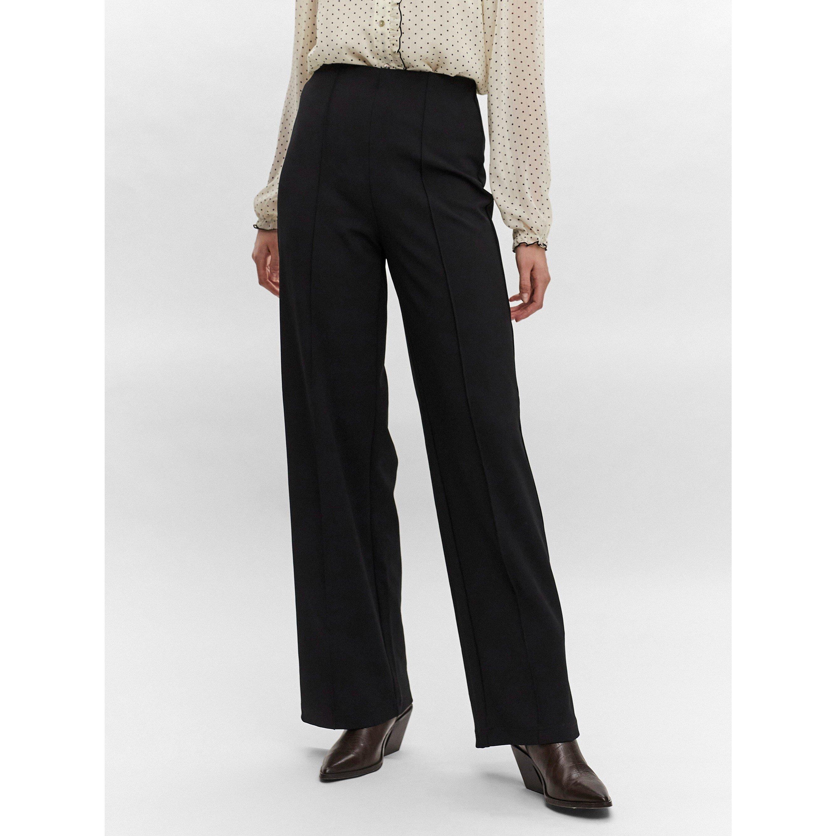 Preto - Vero Moda - Women's Becky Wide Leg Trousers - 2