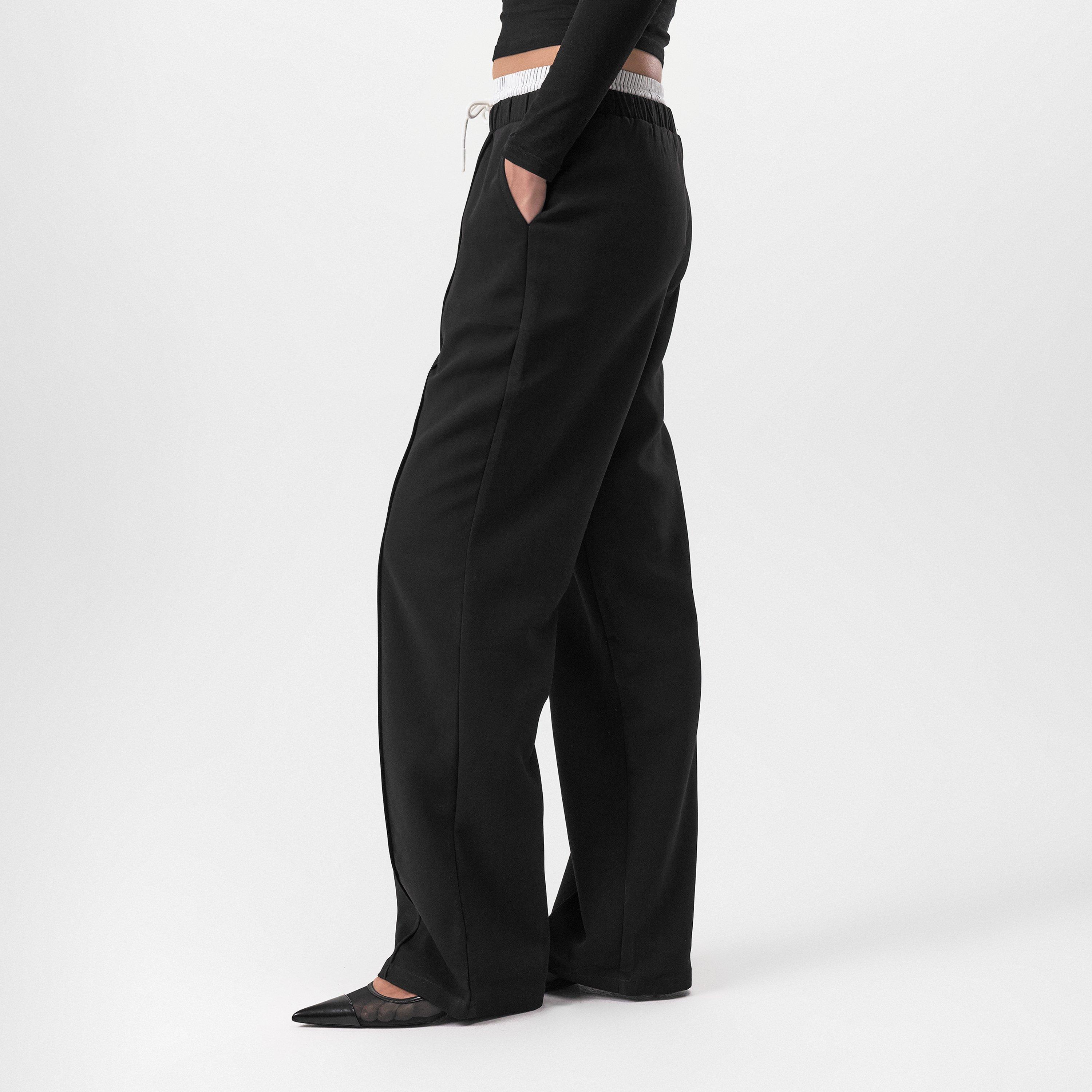 Black - 4th and Reckless - Women's Bianca Wide Leg Trousers - 2