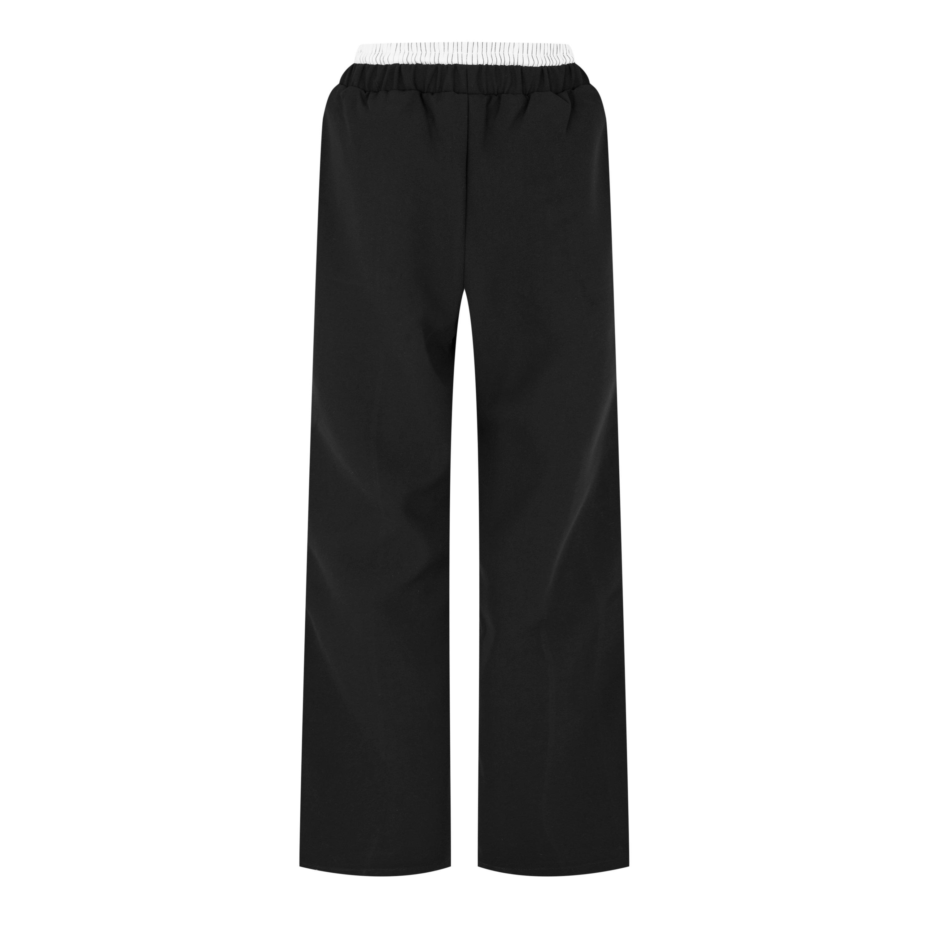 Black - 4th and Reckless - Women's Bianca Wide Leg Trousers - 6
