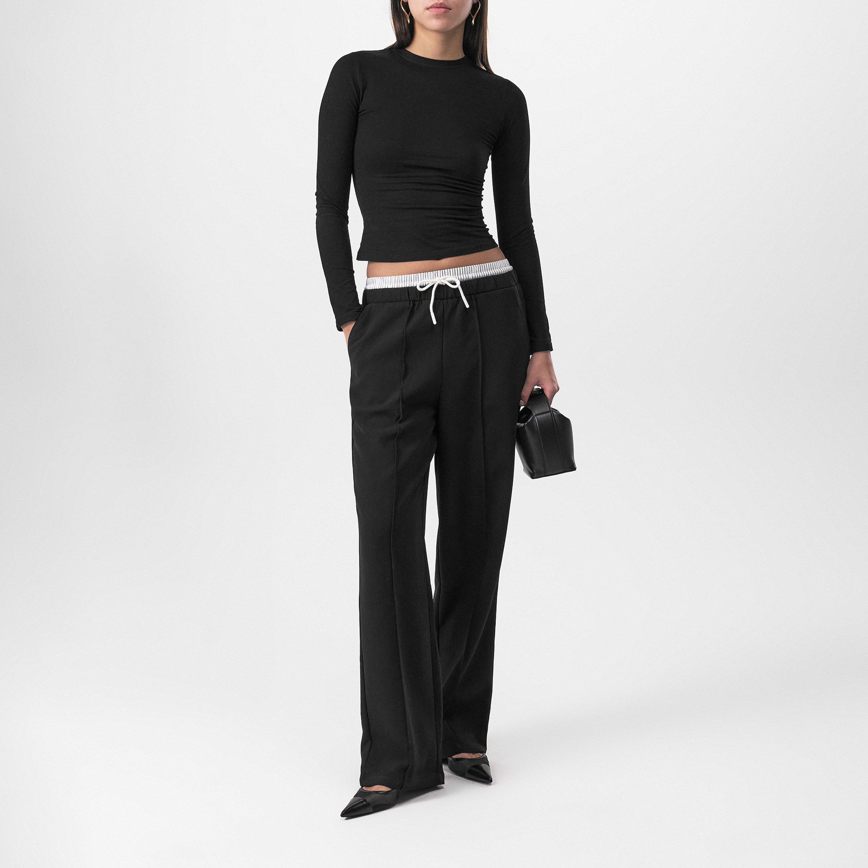 Black - 4th and Reckless - Women's Bianca Wide Leg Trousers - 4