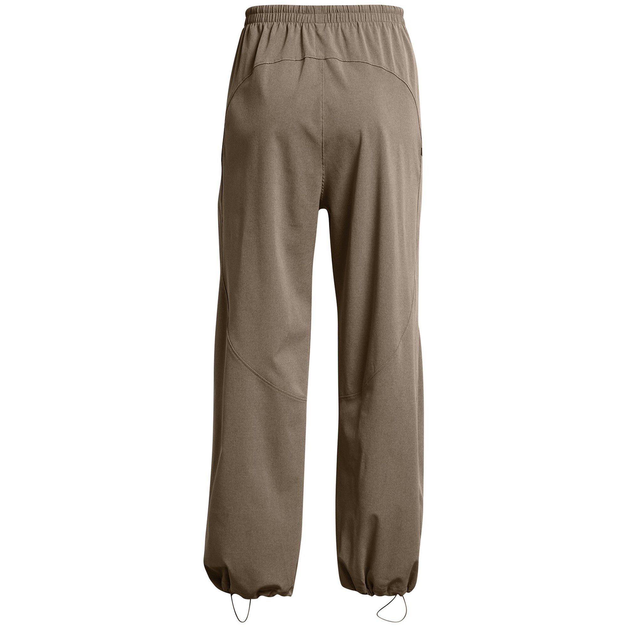 Brown - Under Armour - Women's Unstoppable Open Hem Woven Jogger - 2