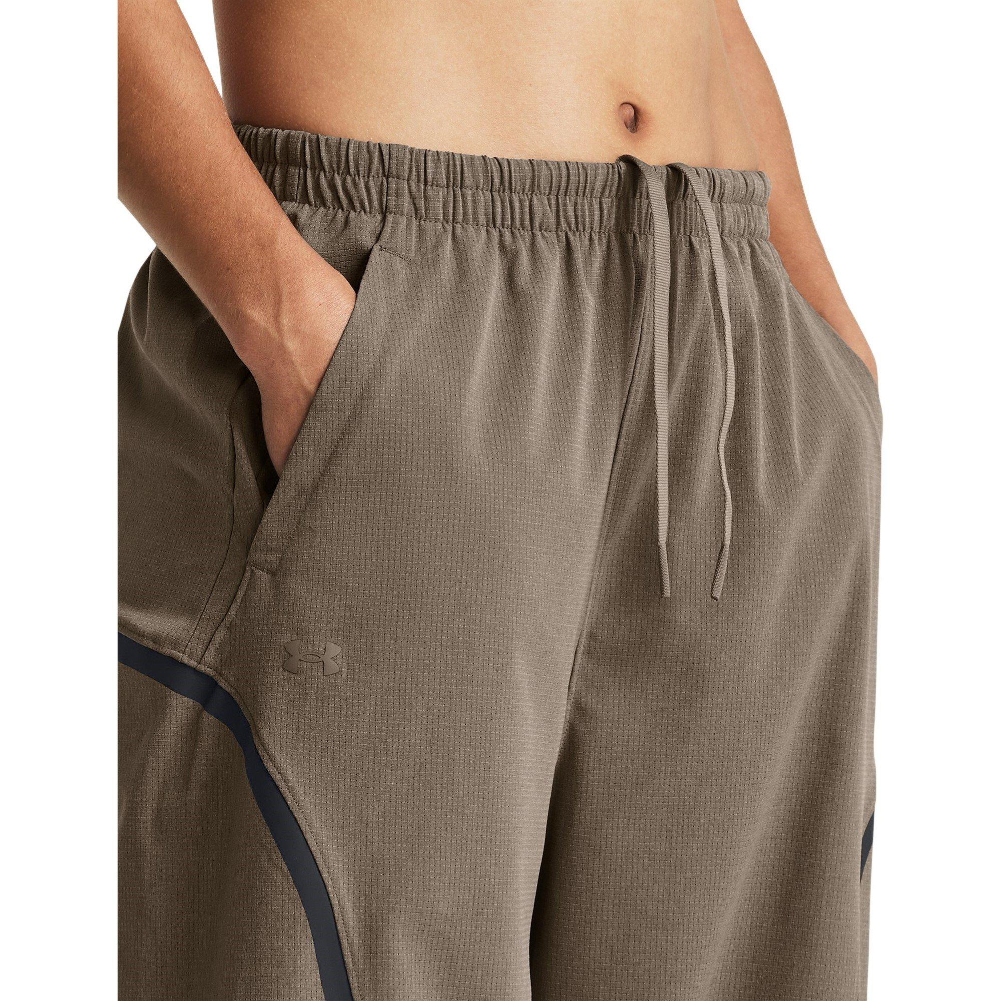 Brown - Under Armour - Women's Unstoppable Open Hem Woven Jogger - 5