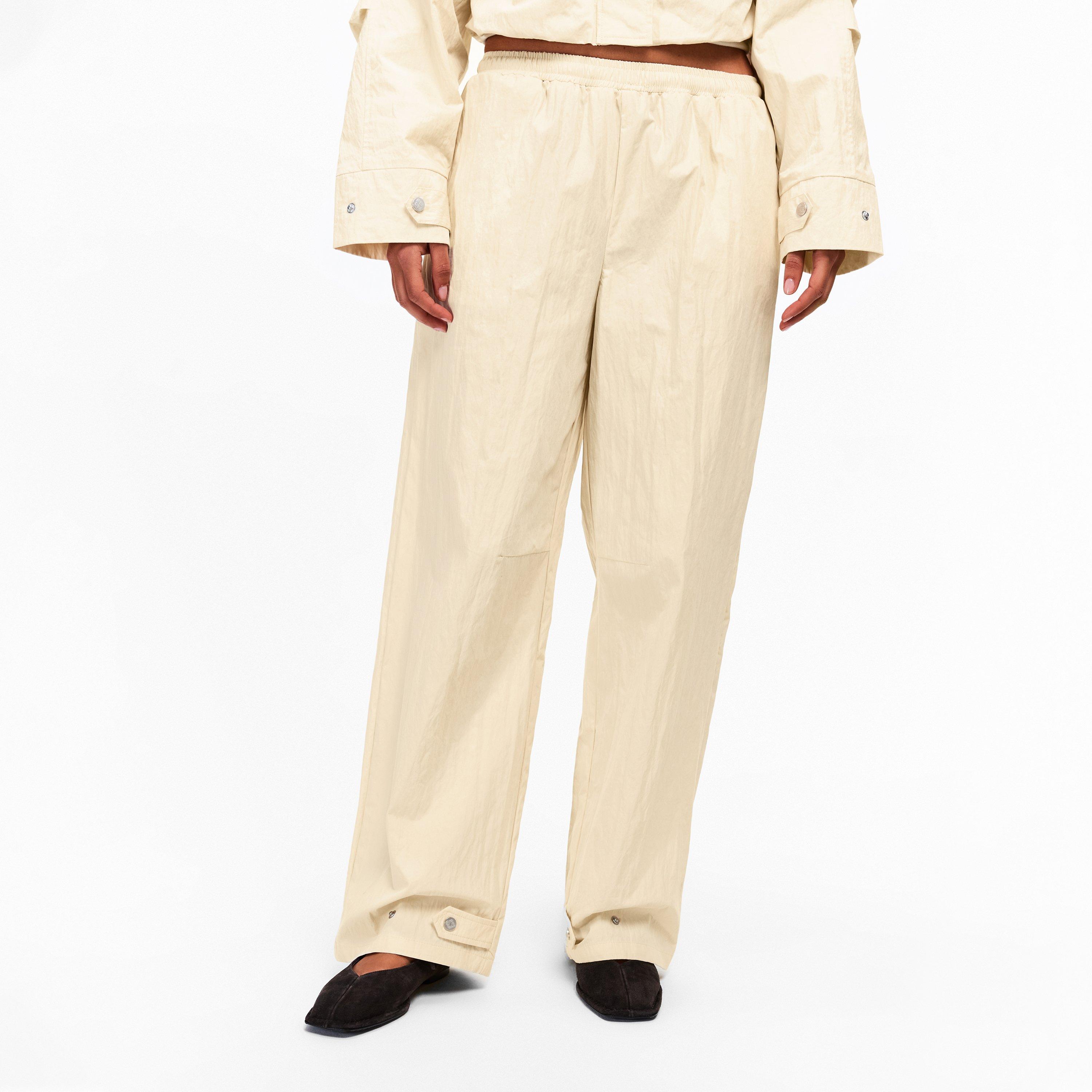 Ecru - The Couture Club - Women's Shell Cargo Trousers - 3