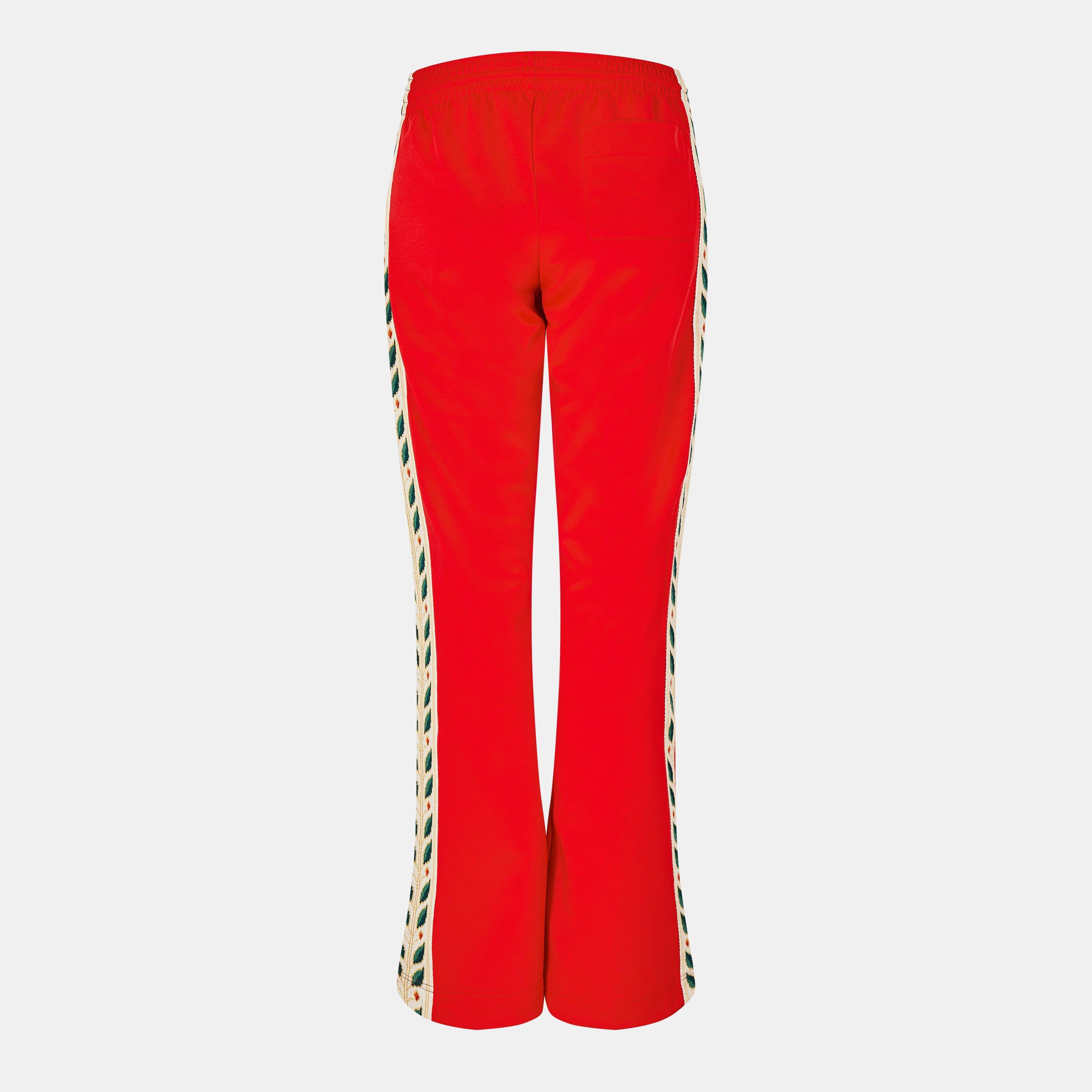 Red - Casablanca - Women's Closed Hem Woven Joggers - 2