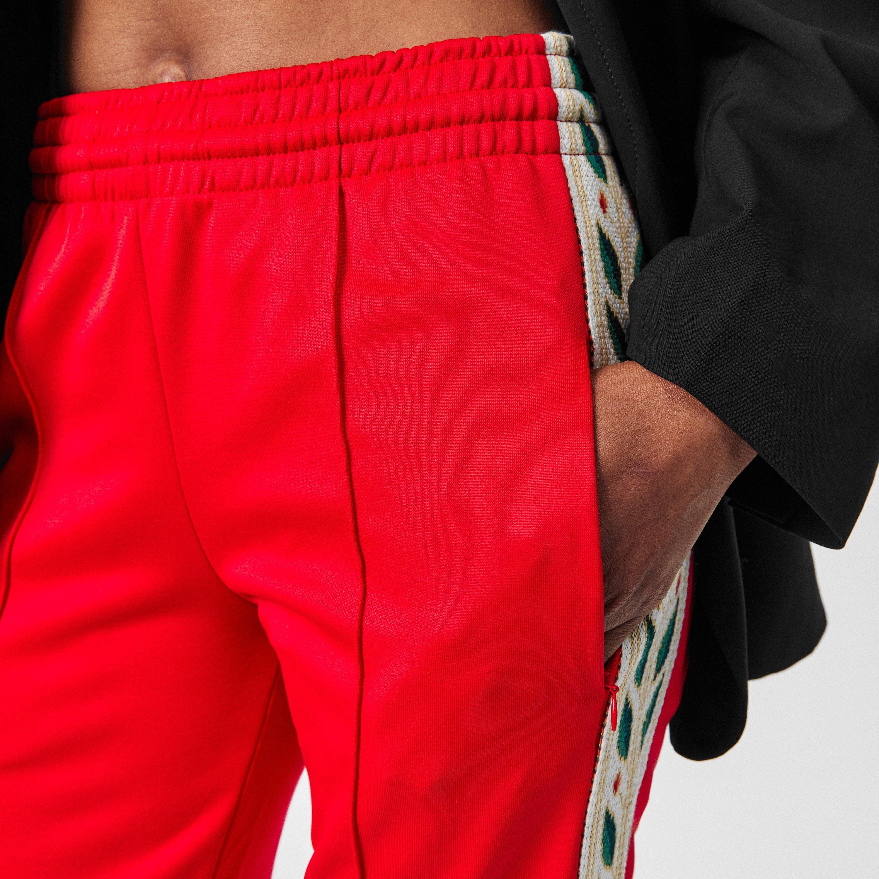 Red - Casablanca - Women's Closed Hem Woven Joggers - 5