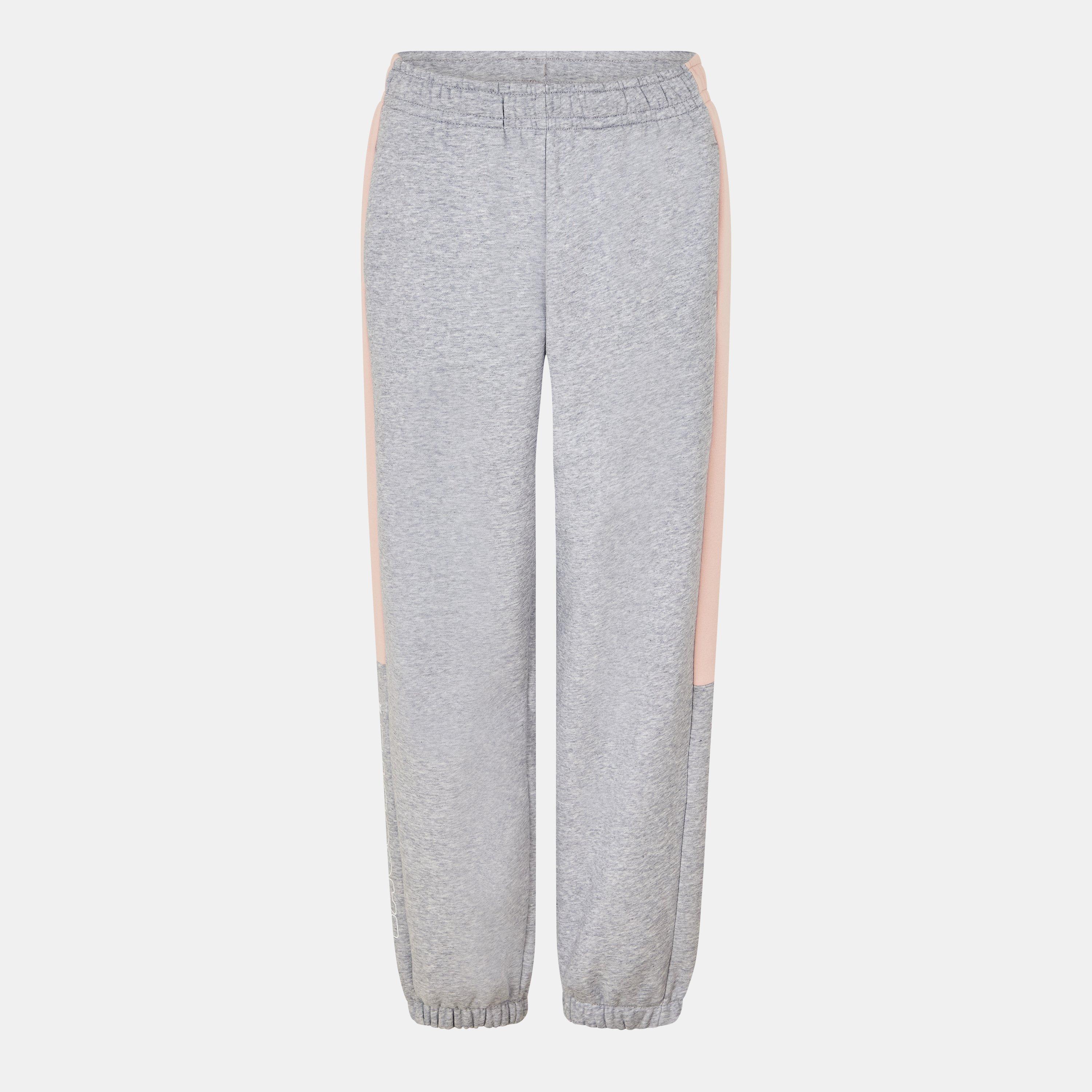 Silver Ch/Nidus - Lacoste - Women's Open Ankle Fleece Relaxed Fit Joggers - 1