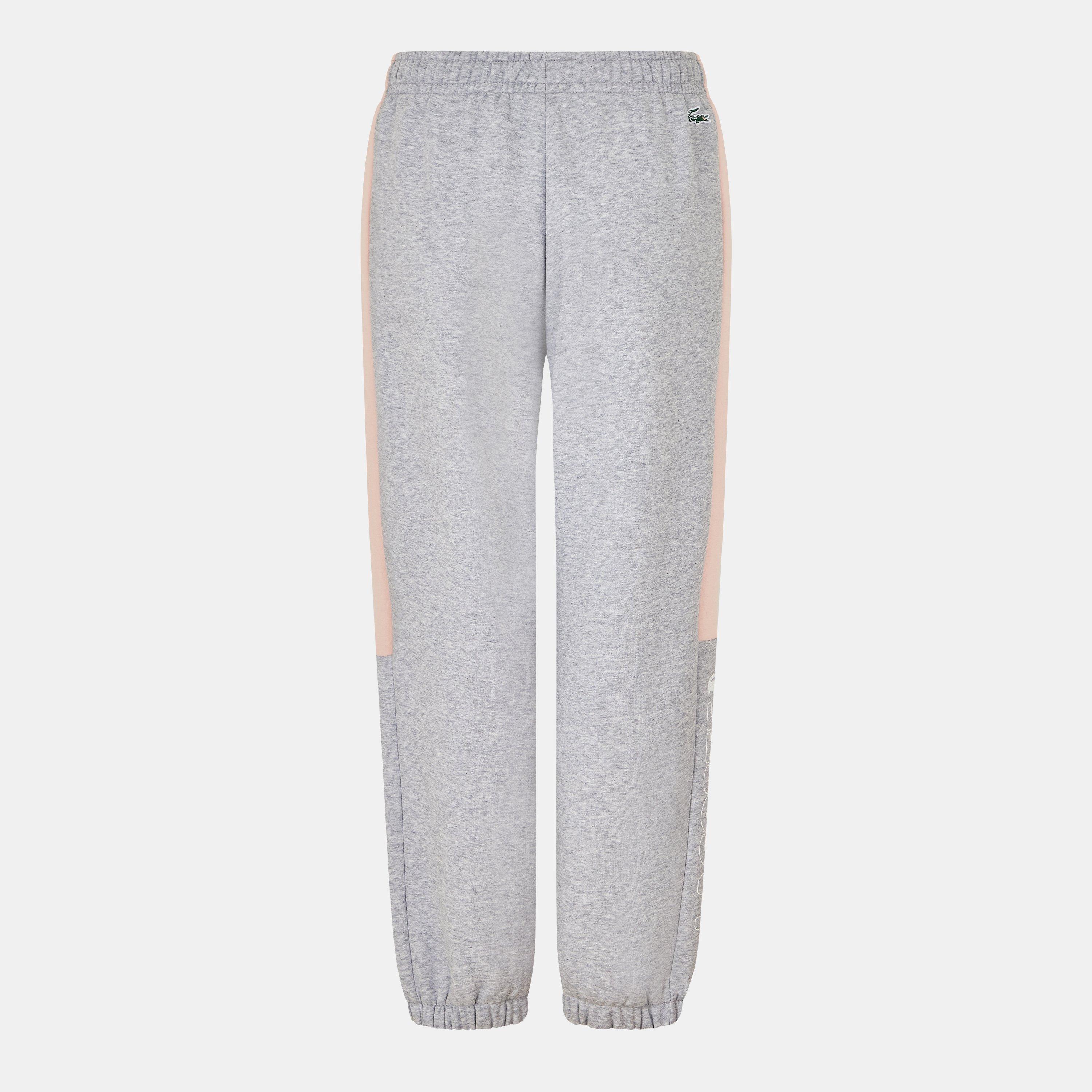 Silver Ch/Nidus - Lacoste - Women's Open Hem Fleece Joggers - 2