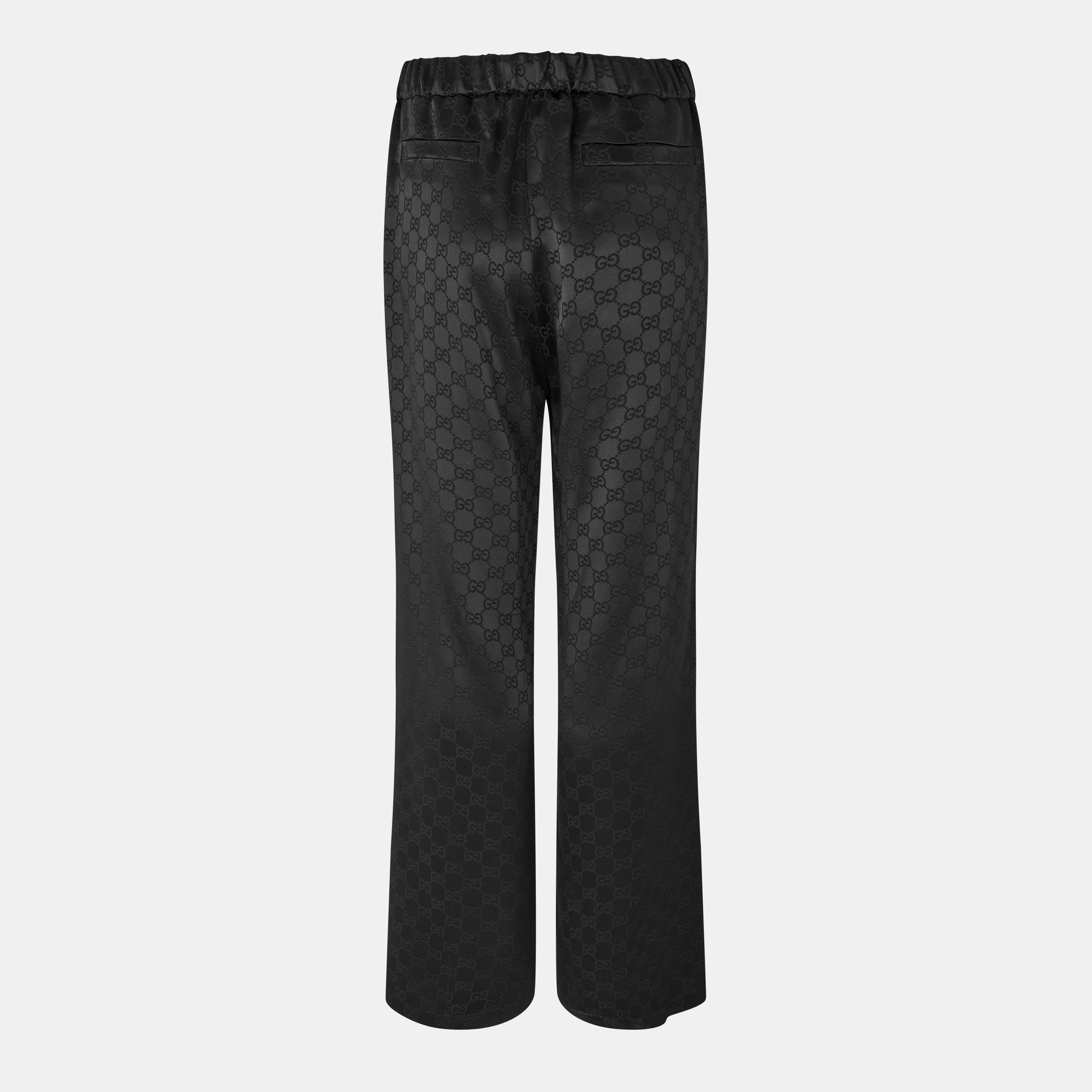 Black/Mix - Gucci - Women's Wide Leg Trousers - 2