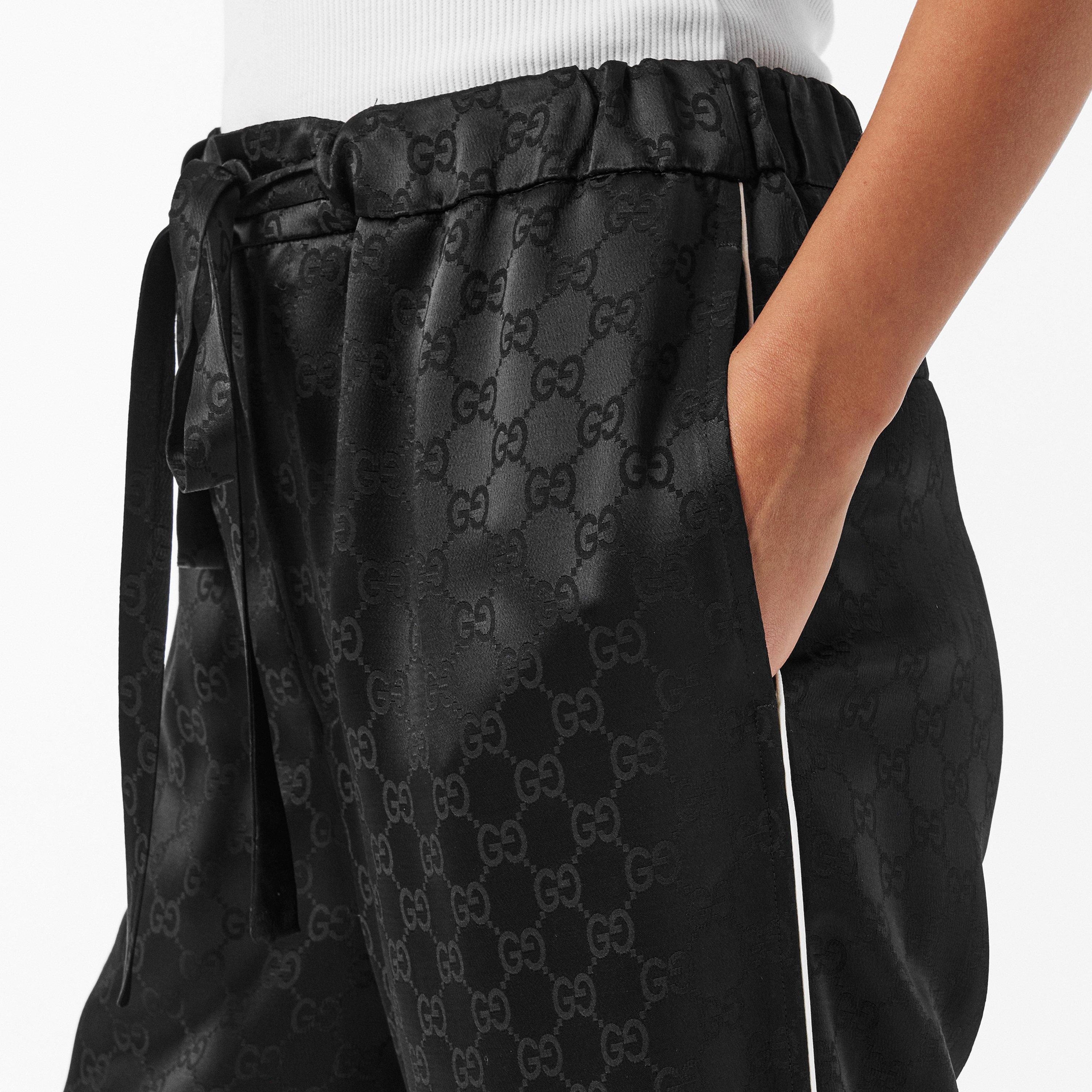 Black/Mix - Gucci - Women's Wide Leg Trousers - 5