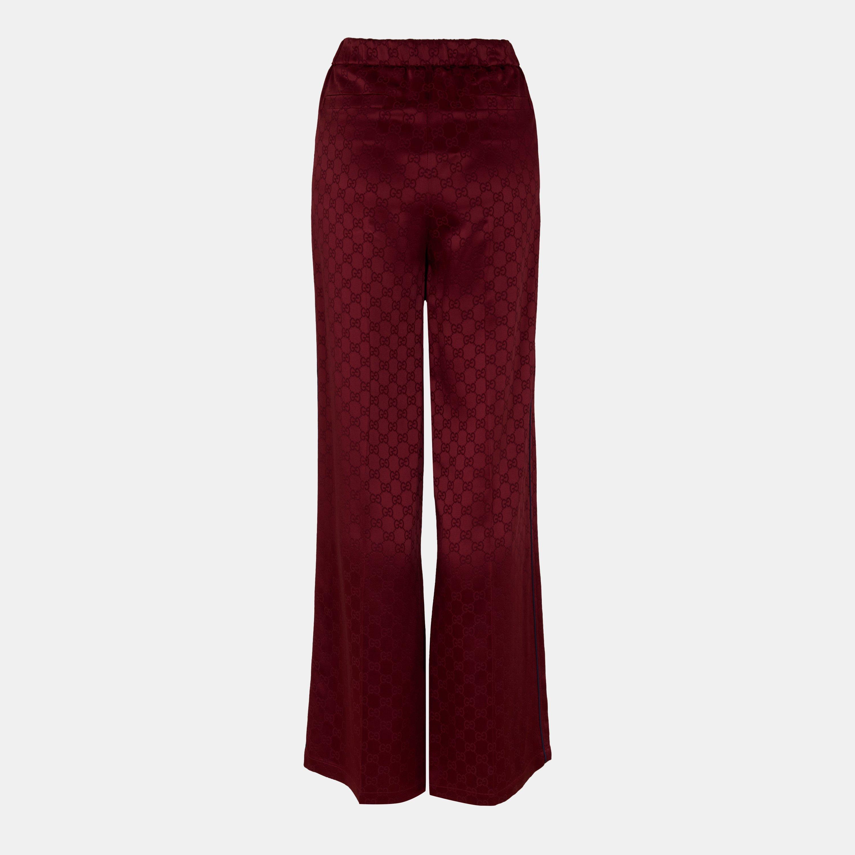 Rosso Ancora - Gucci - Women's Wide Leg Trousers - 2