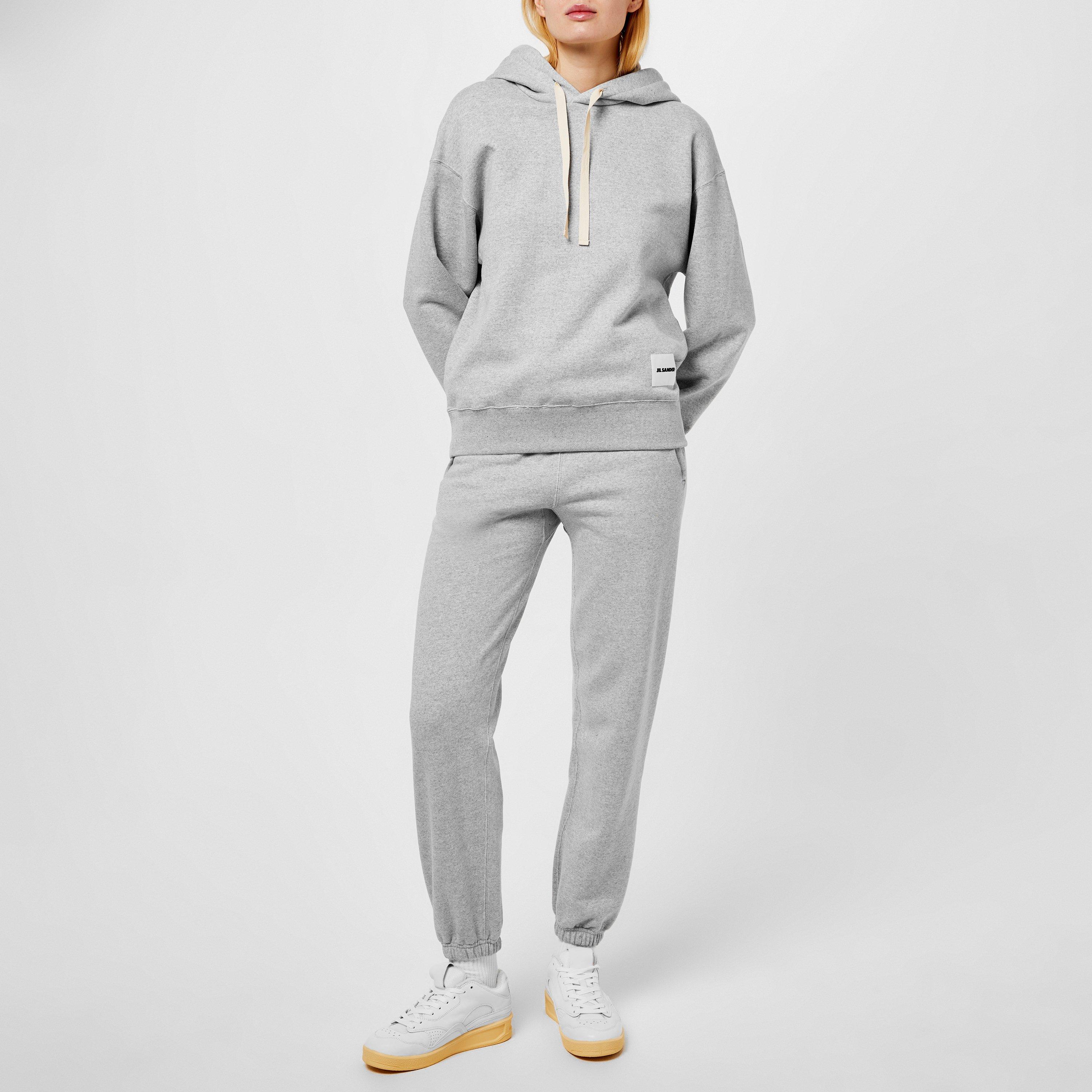 Grey 052 - Jil Sander - Women's Classic Jersey Closed Hem Fleece Joggers - 2
