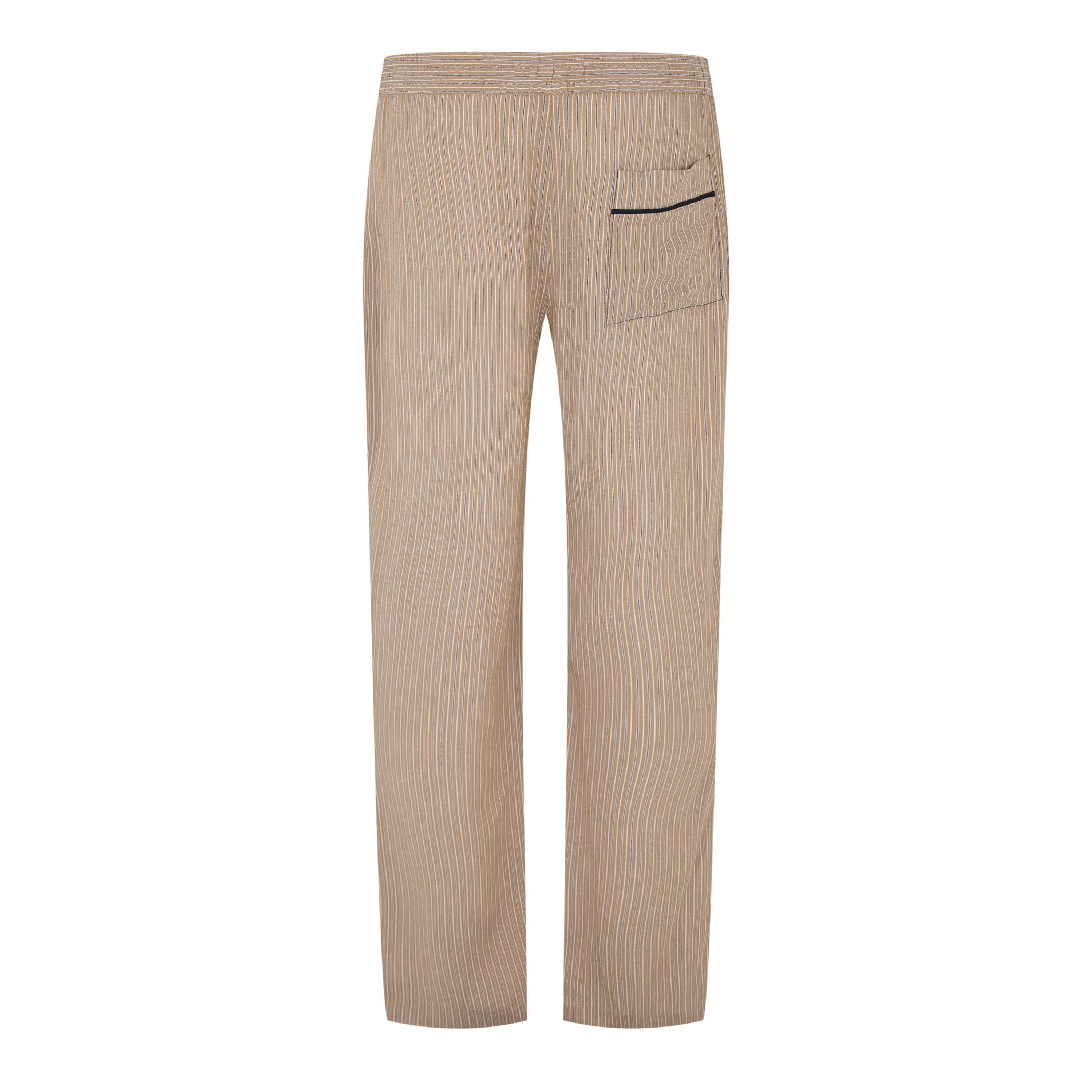 Tobacco Midnght - Victoria Beckham - Pinstripe Pleated Trousers - 2