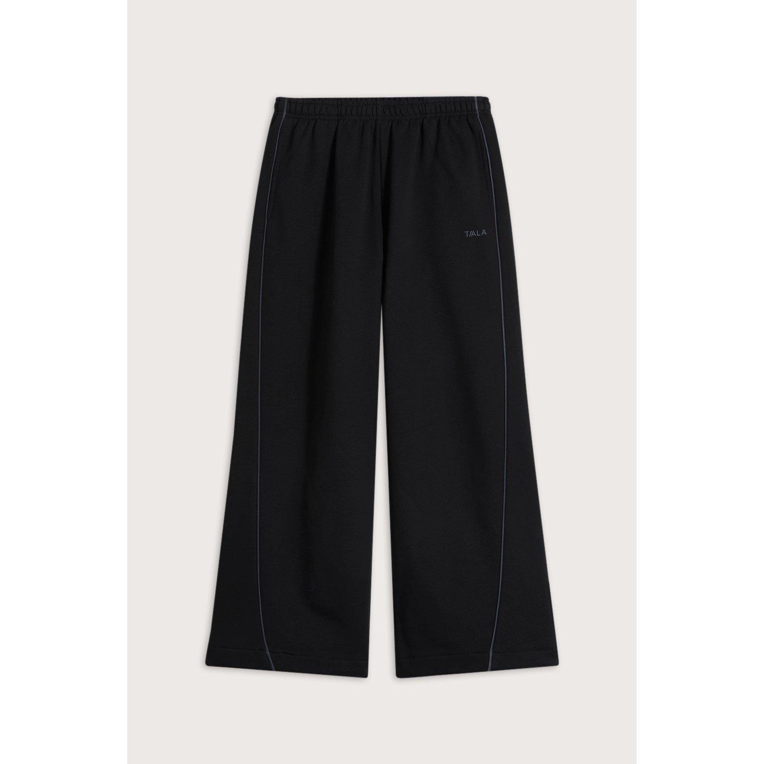 Black - TALA - TALA Wide Joggers Ld71 - 1