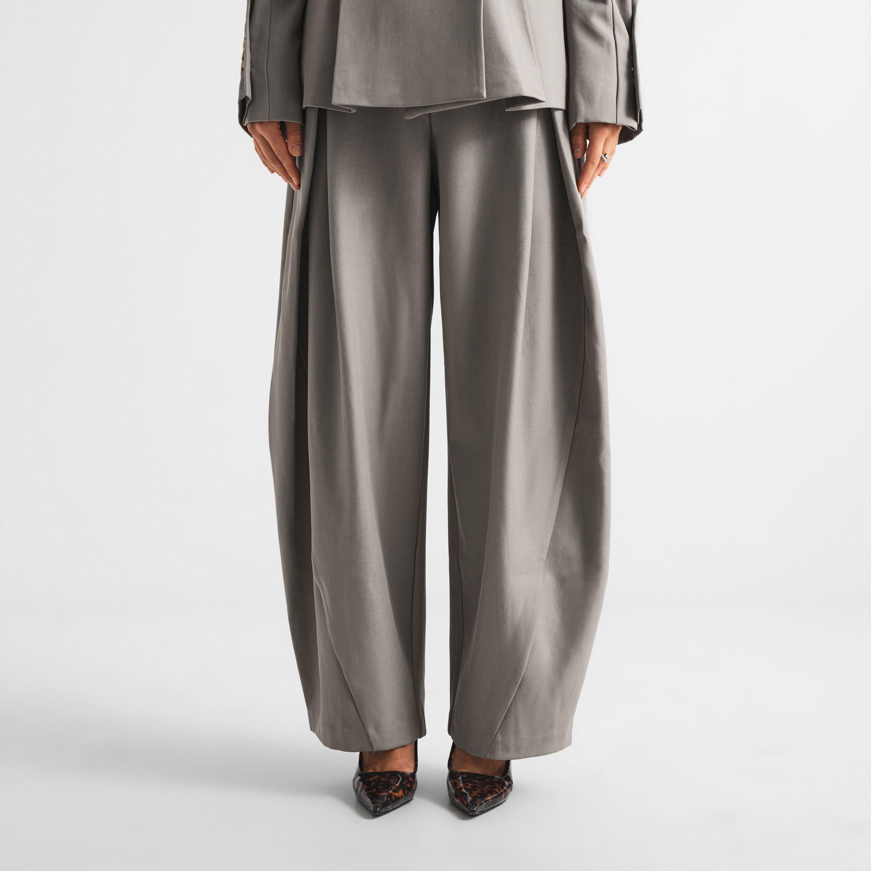 Grey - The Couture Club - Couture Pleat Trs Ld64 - 3