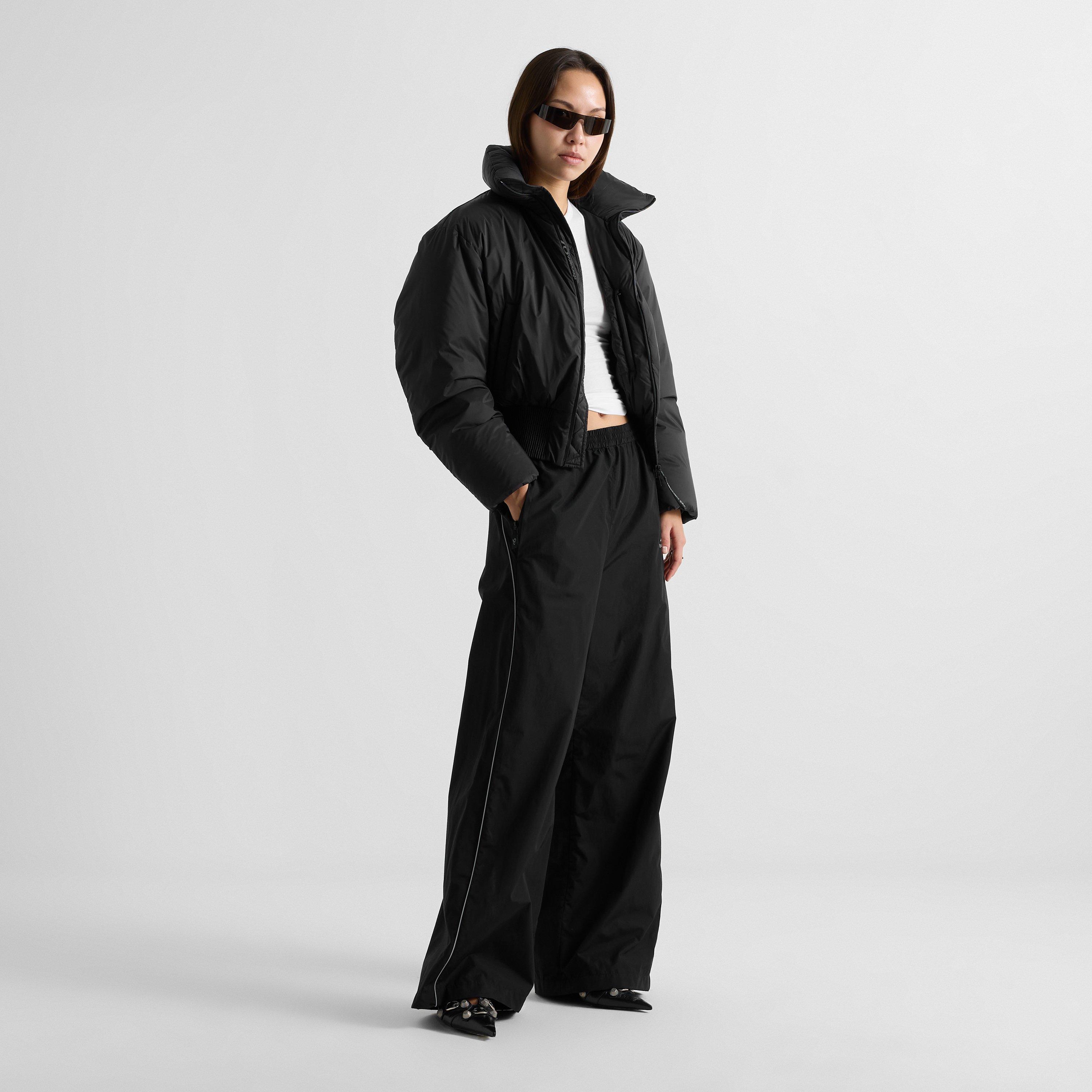 Black - Balenciaga - Women's Techno Cotton Tracksuit Bottoms - 6