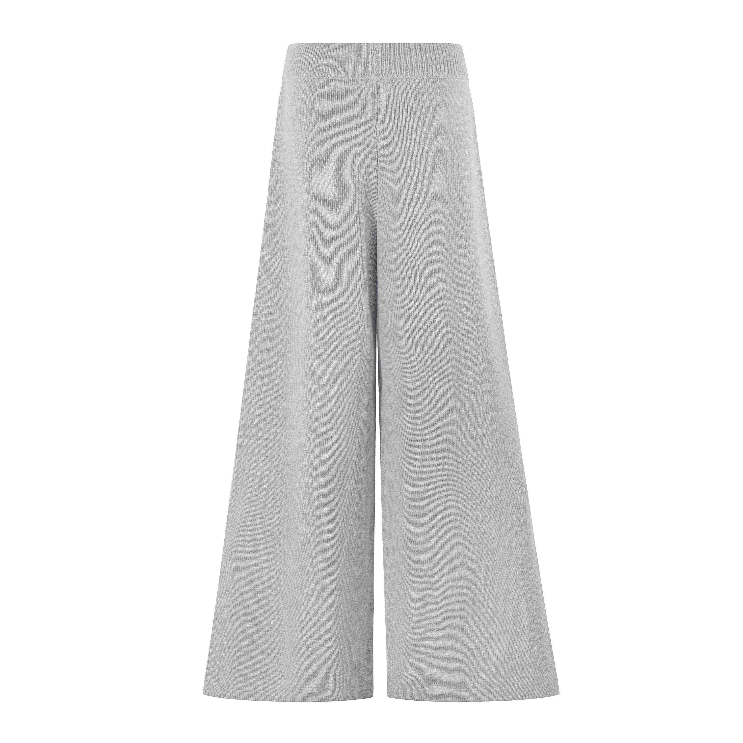 Grey - Raey - Wide Leg Trousers - 2