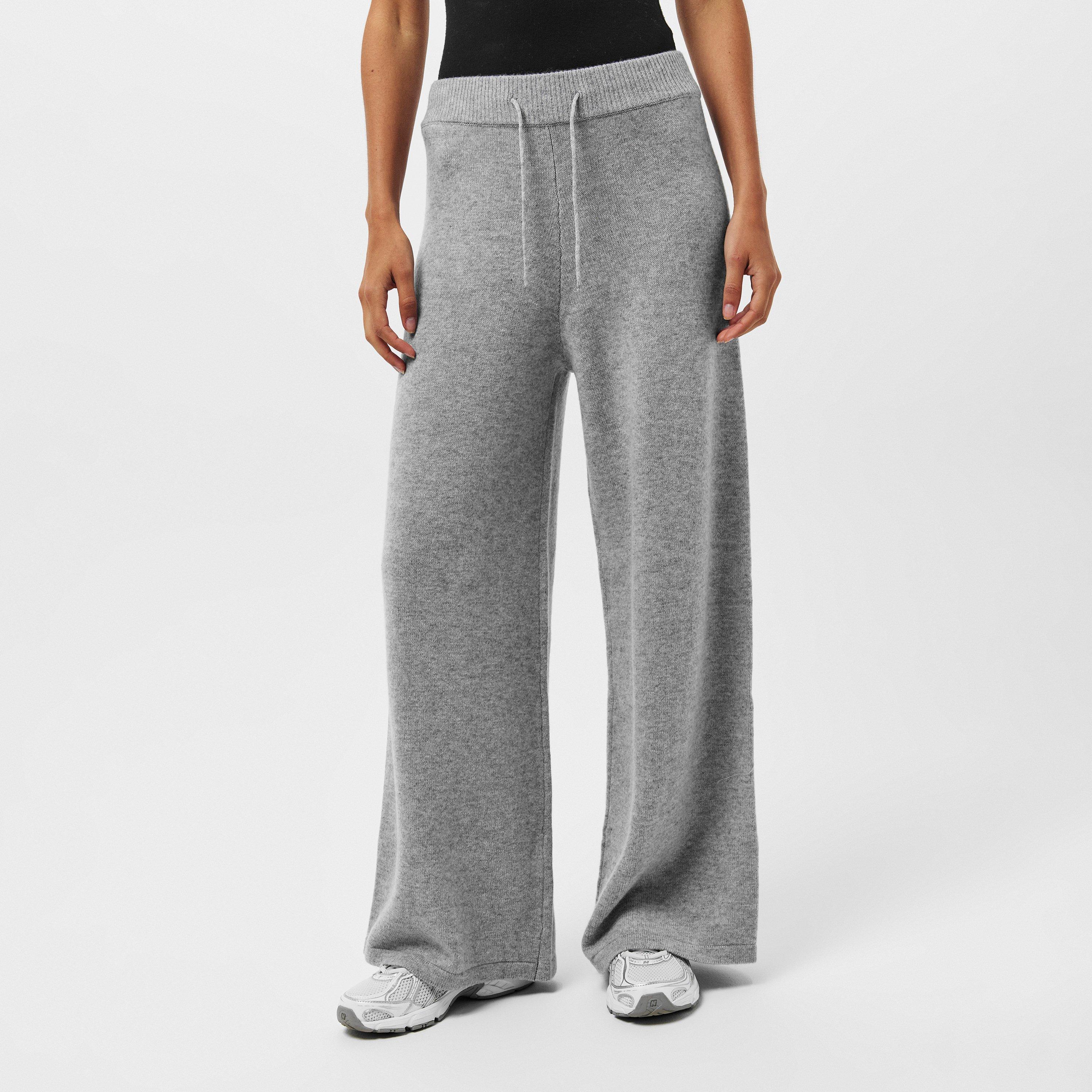 Grey - Raey - Wide Leg Trousers - 3
