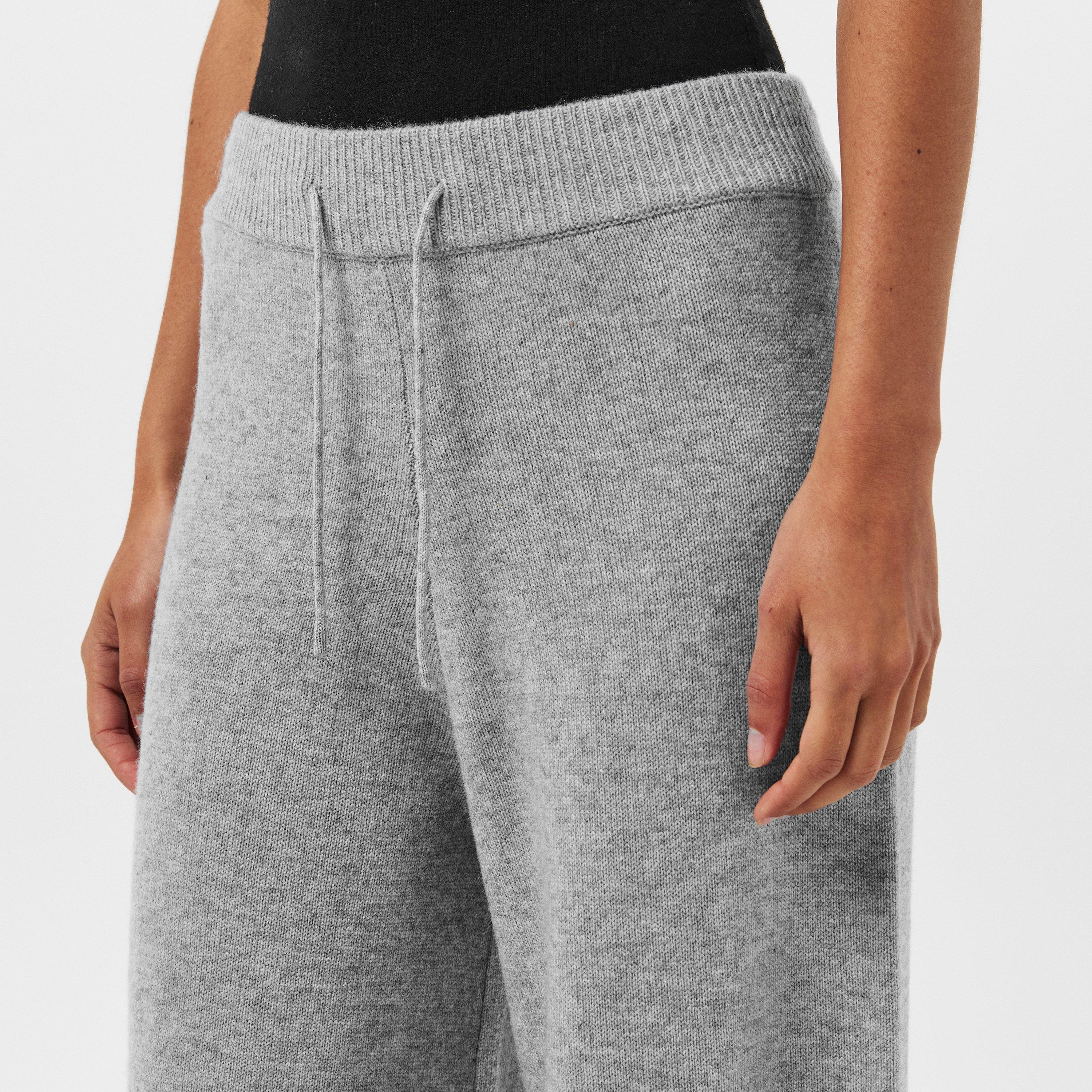 Grey - Raey - Wide Leg Trousers - 5
