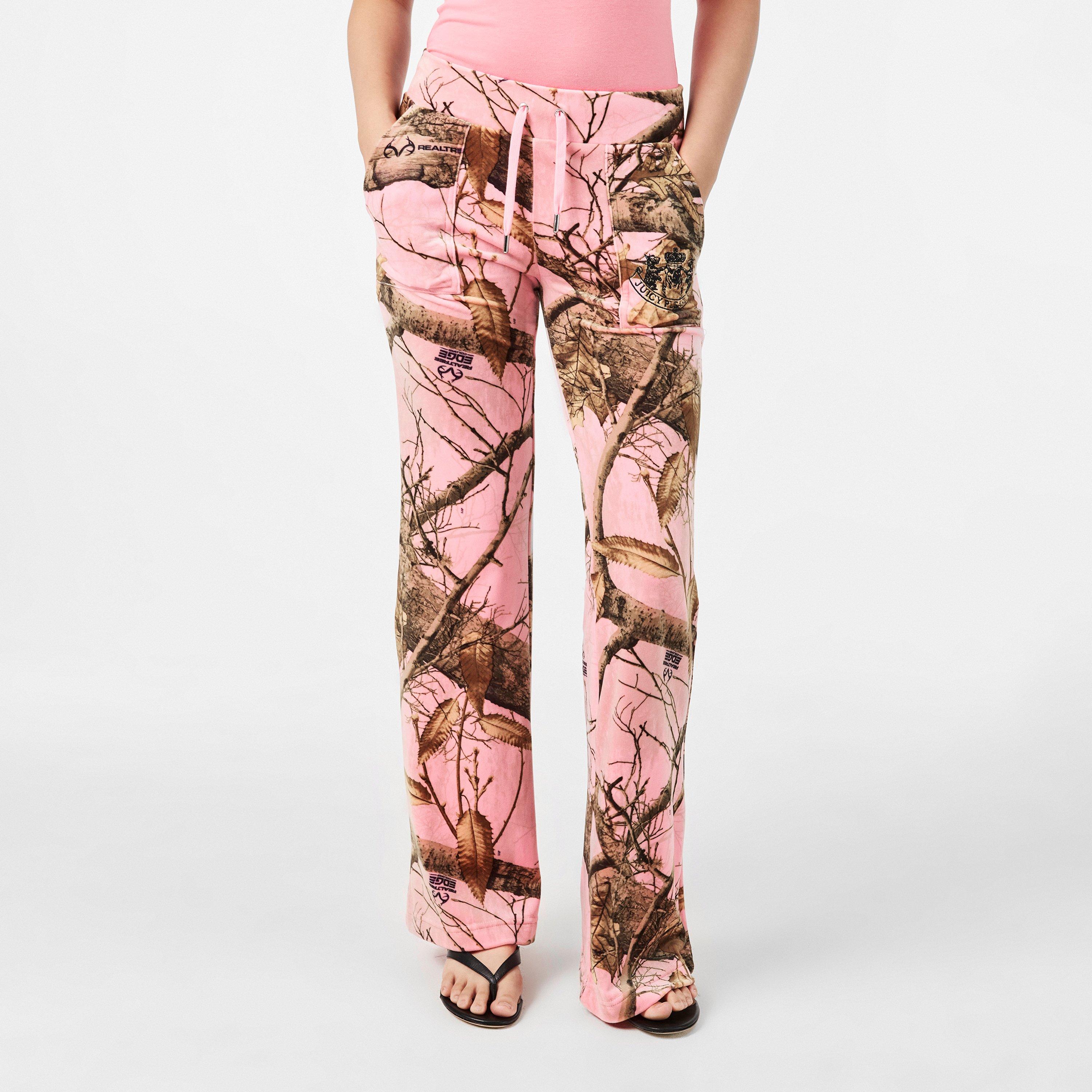 Pink Edge - Pleasures - X Juicy Couture Realtree Velour Track Pants - 3
