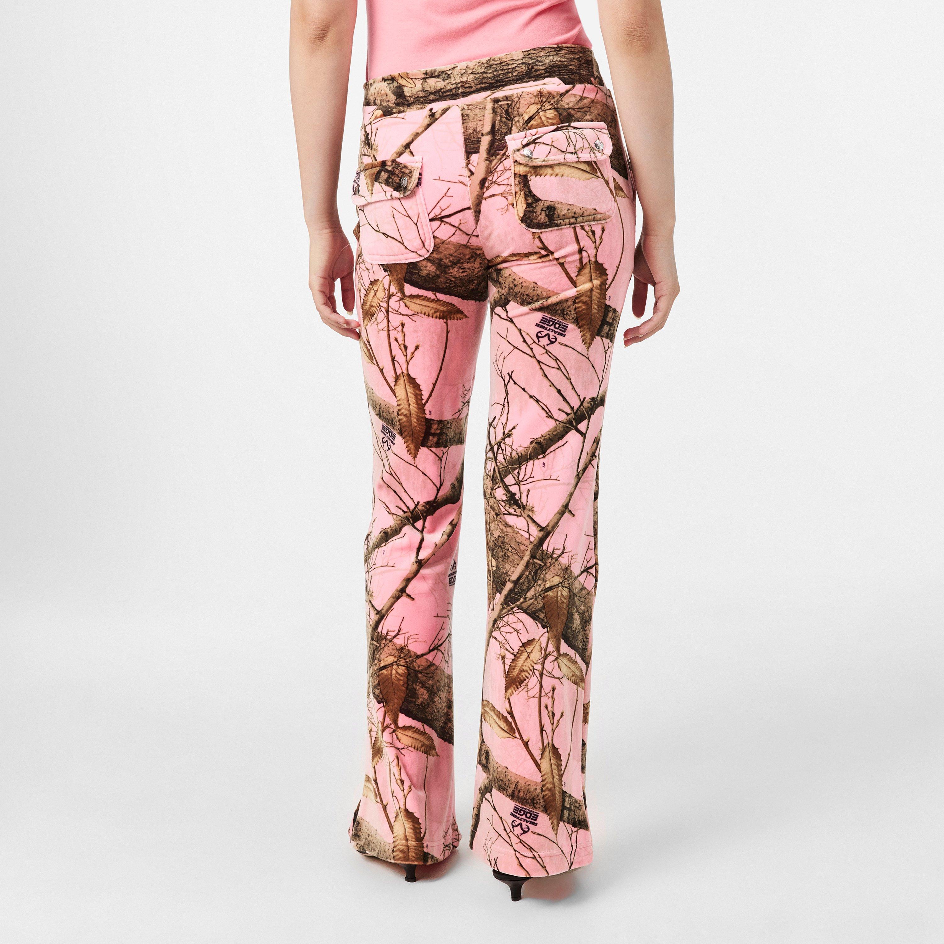Pink Edge - Pleasures - X Juicy Couture Realtree Velour Track Pants - 4