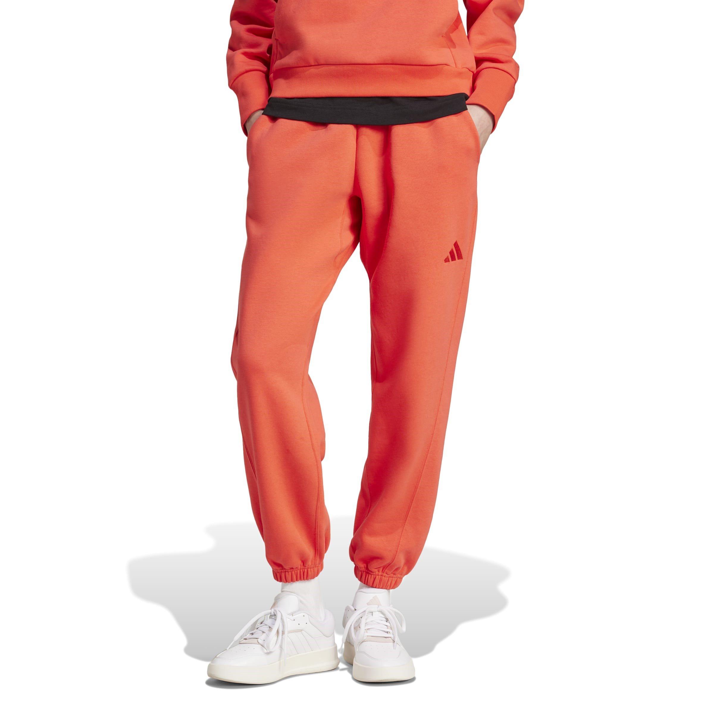 Sjajno crvena - adidas - ALL SZN Fleece Loose Joggers Womens - 2