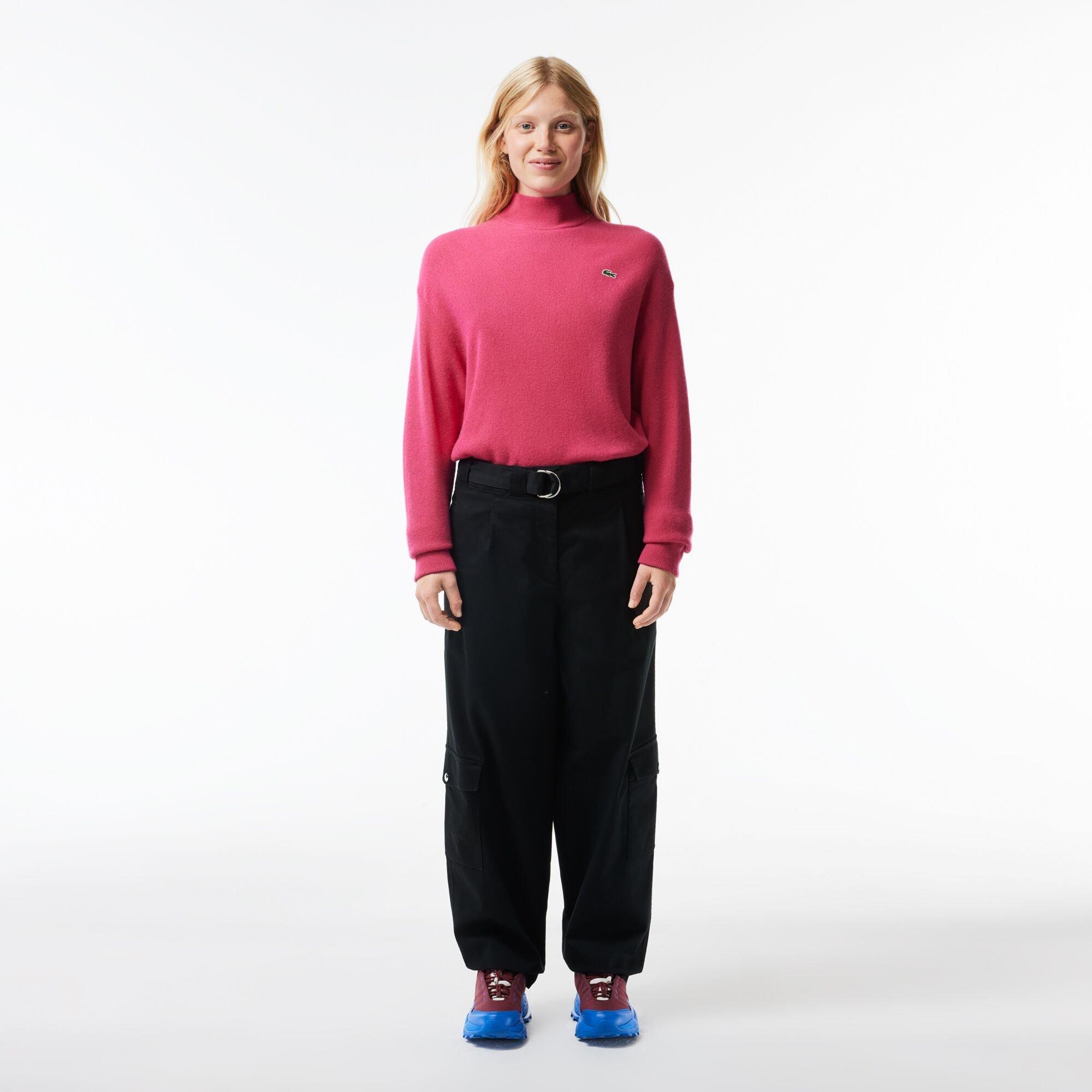 Black - Lacoste - Women's Cargo Trousers - 3