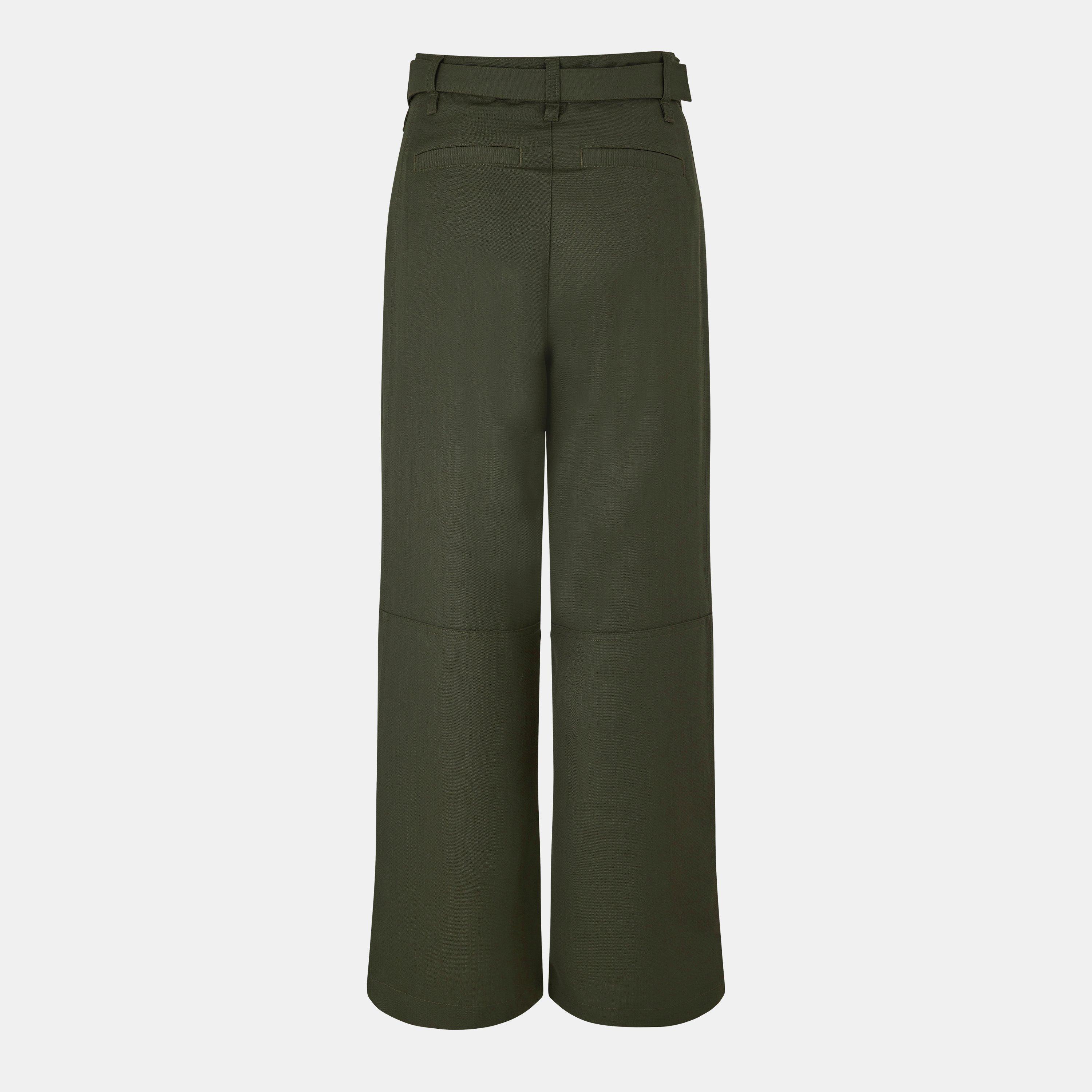 Loden - Ami Paris - Women's Wide Leg Trousers - 2