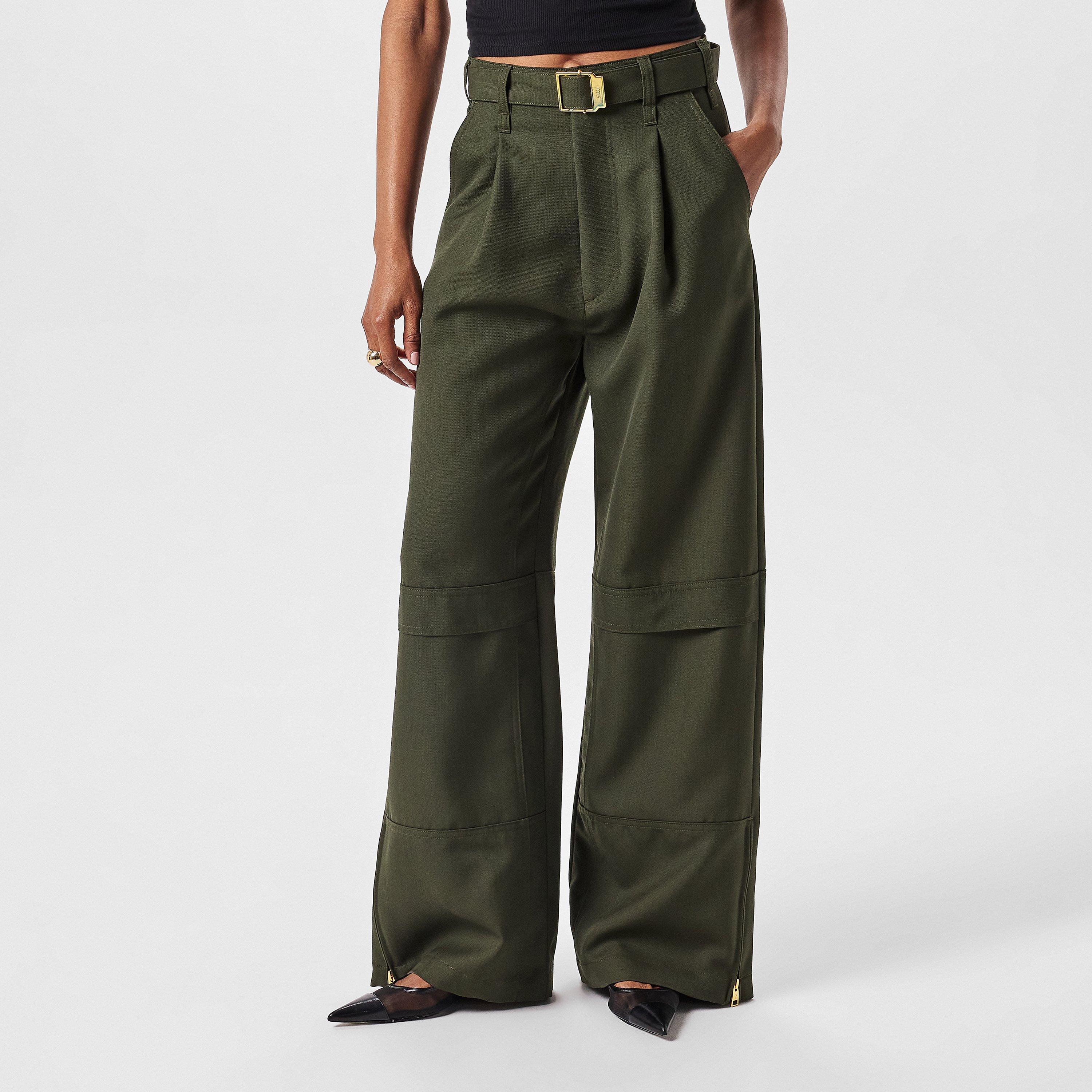 Loden - Ami Paris - Women's Wide Leg Trousers - 3