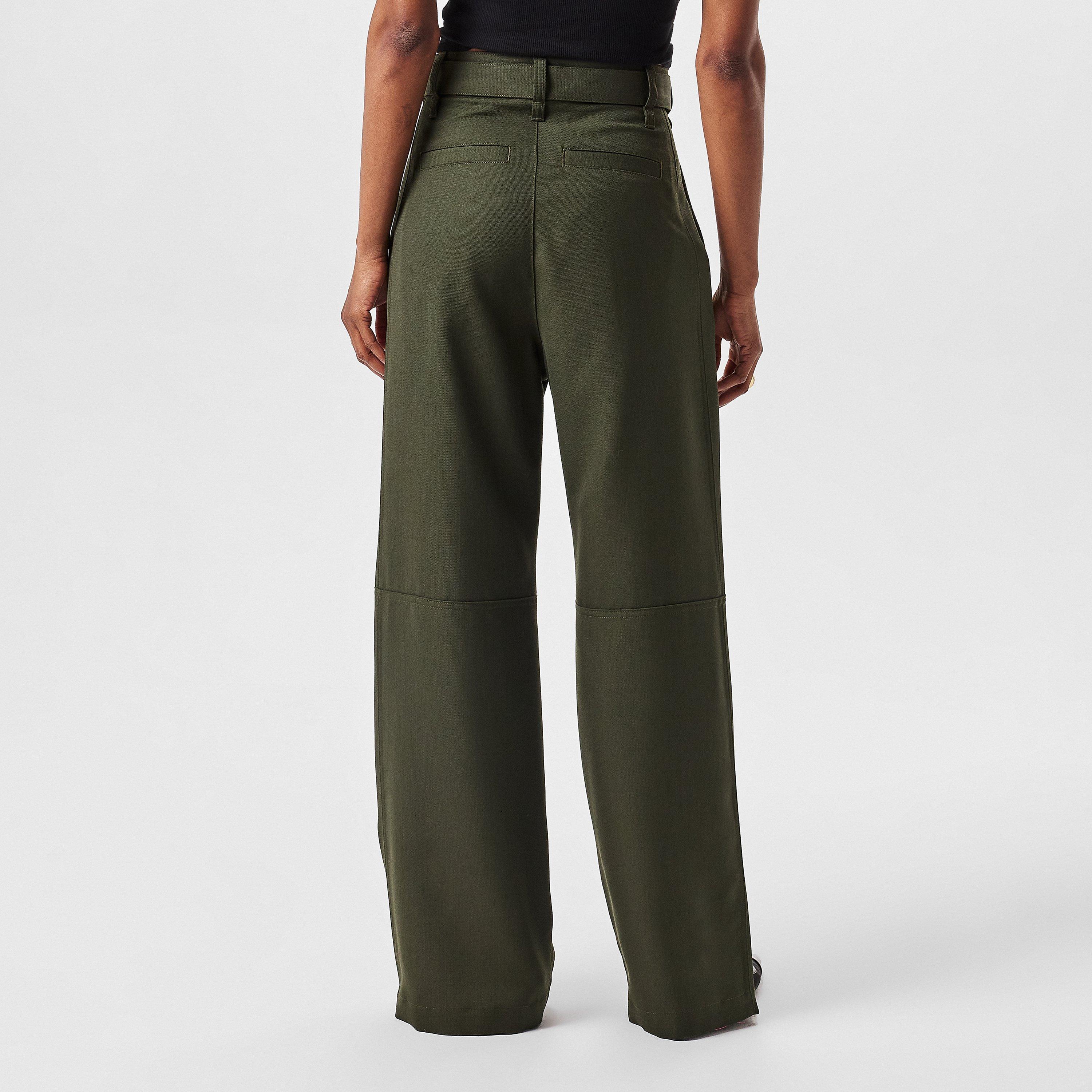 Loden - Ami Paris - Women's Wide Leg Trousers - 4