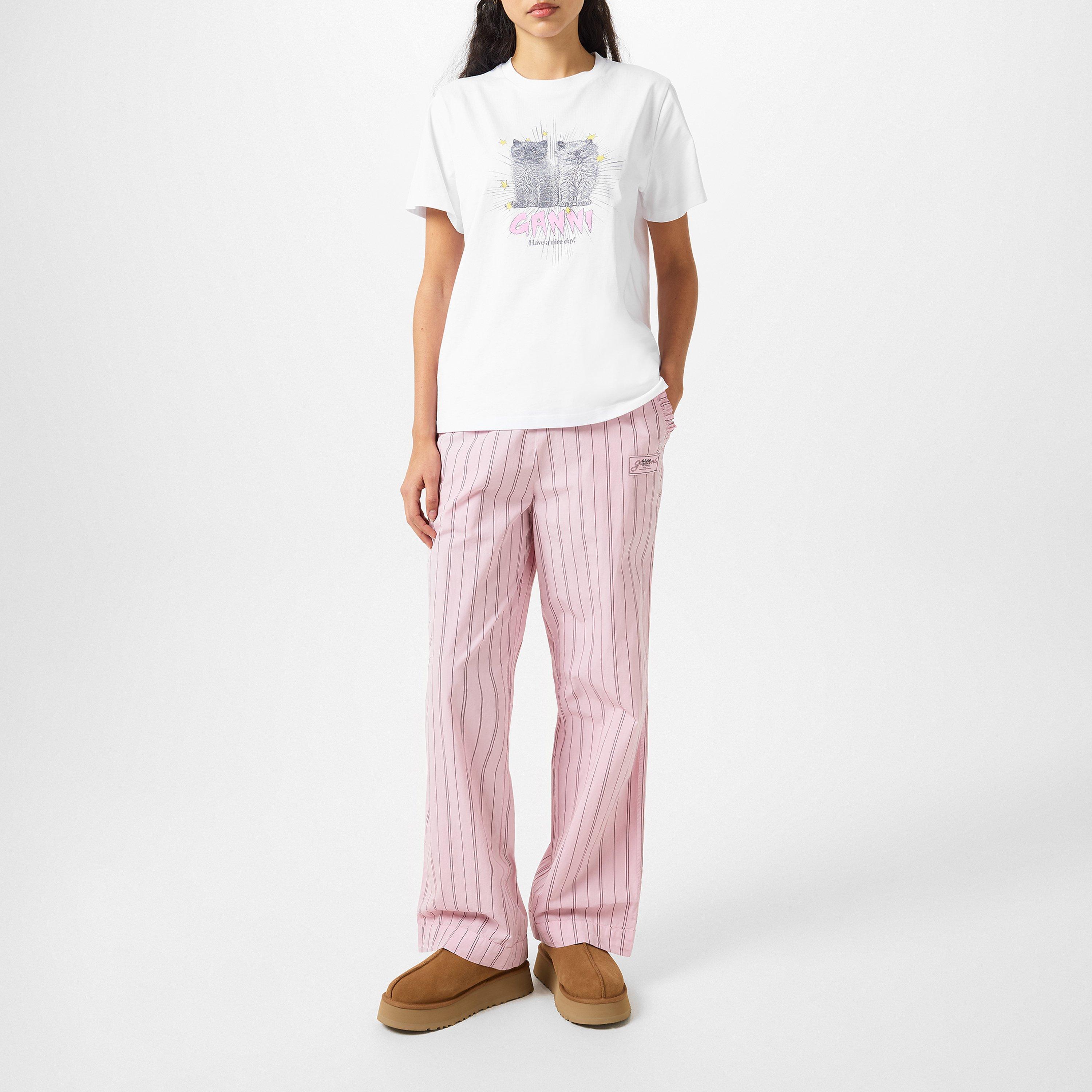 Lilac Sachet - Ganni - Pyjama Trousers - 4