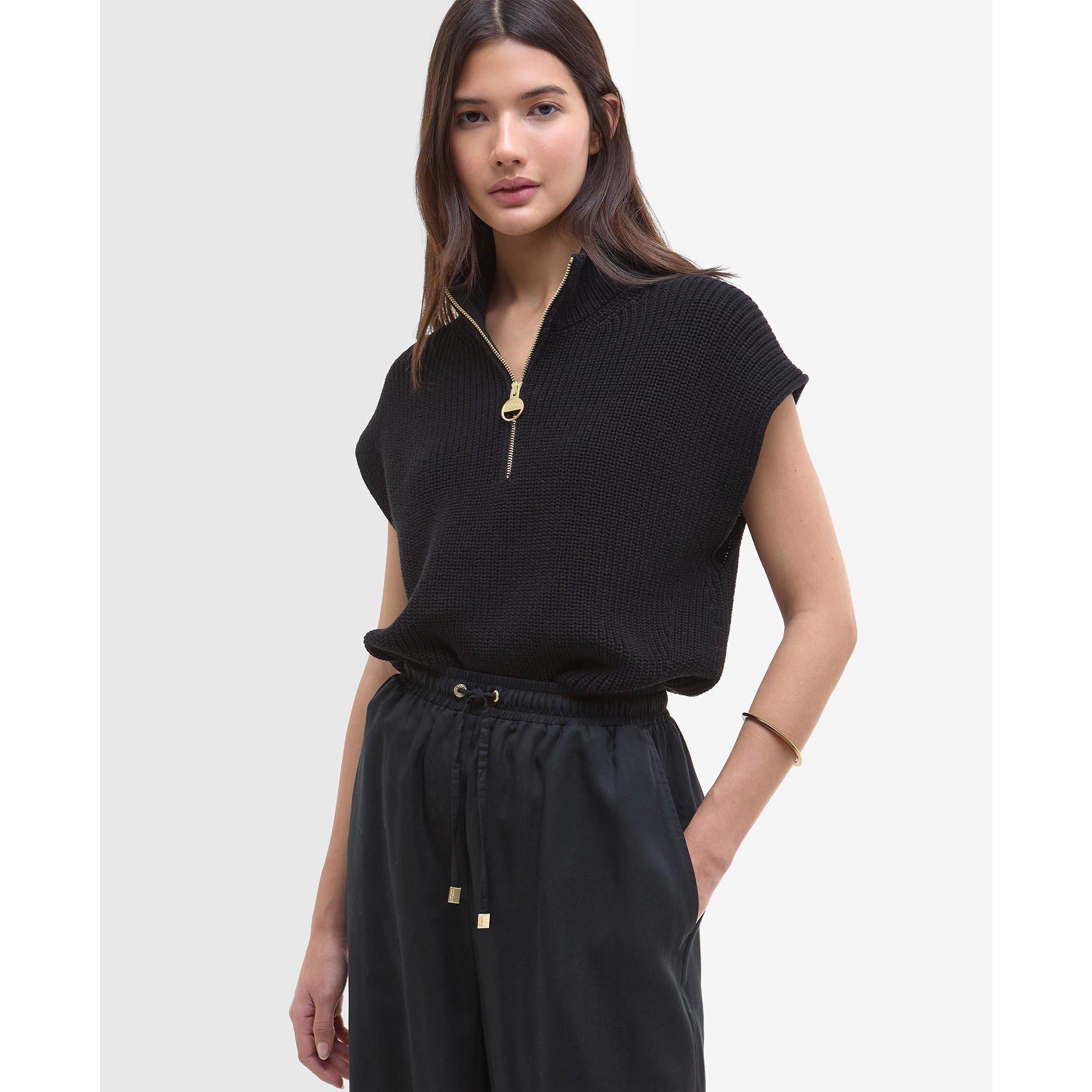 Black - Barbour International - Women's B.Intense Clara Wide Leg Trousers - 4