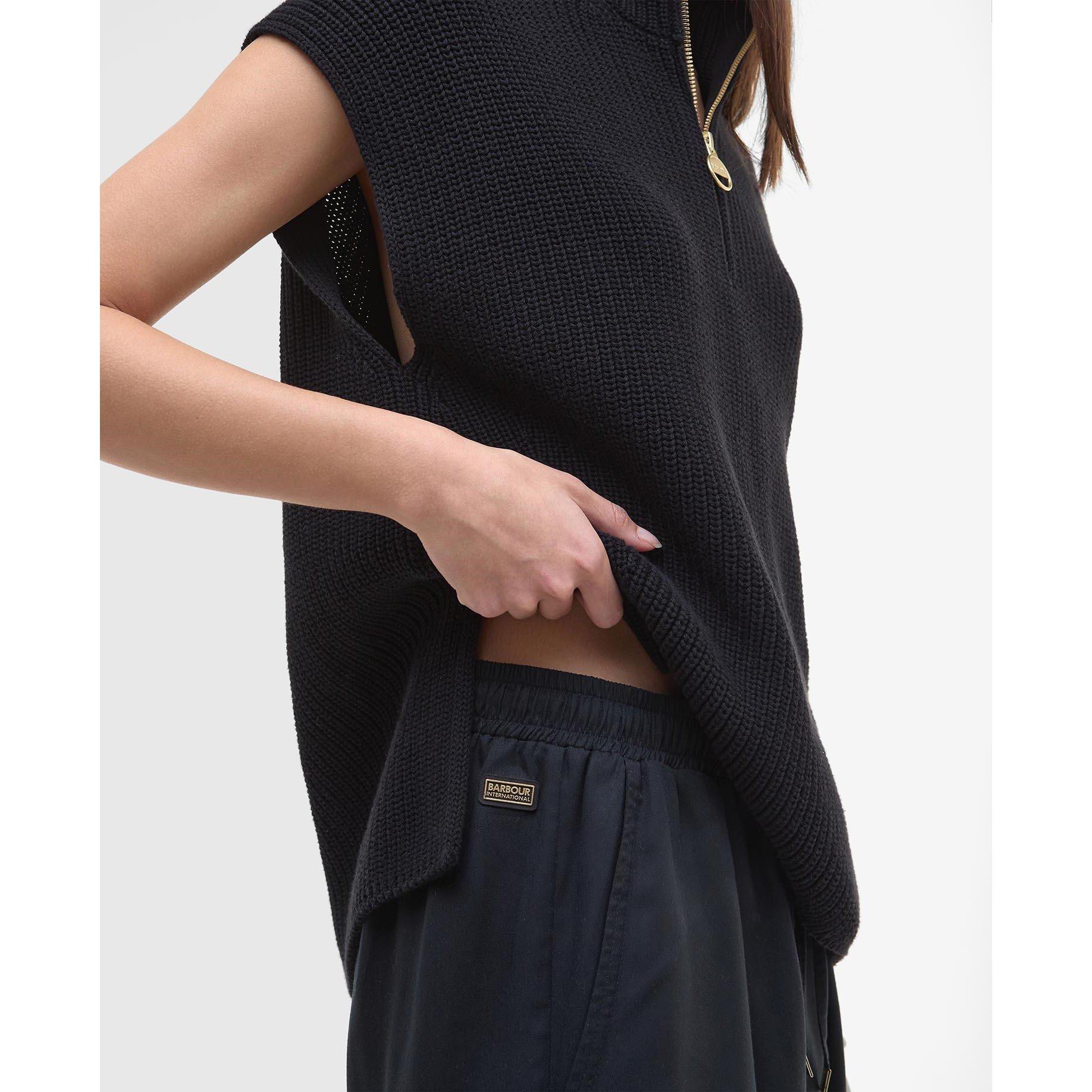 Black - Barbour International - Women's B.Intense Clara Wide Leg Trousers - 5