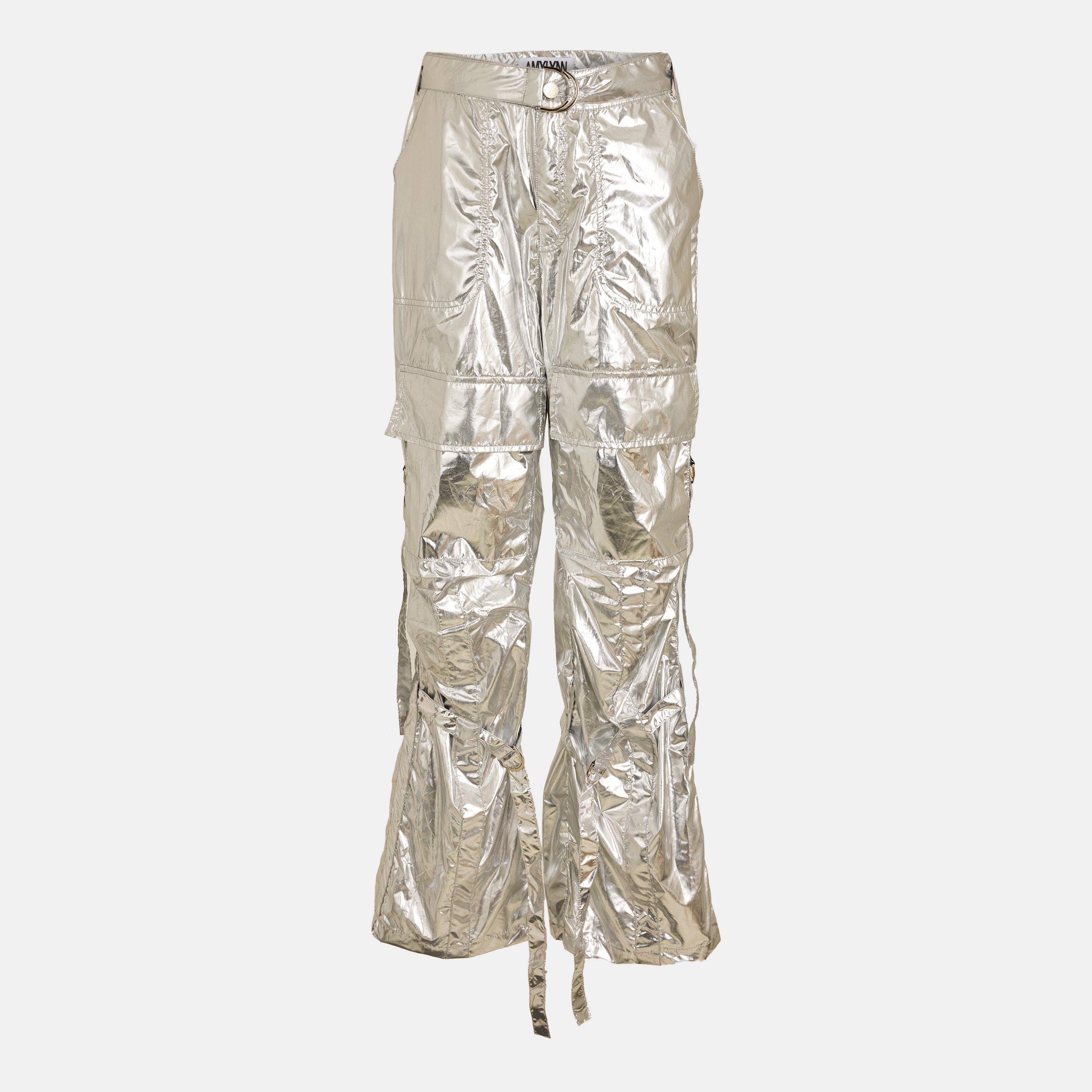 Amylynn Women's Cargo Trousers - Silver - 6 (XS)