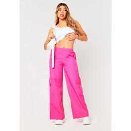 Missy Empire Leg Cargo Trousers