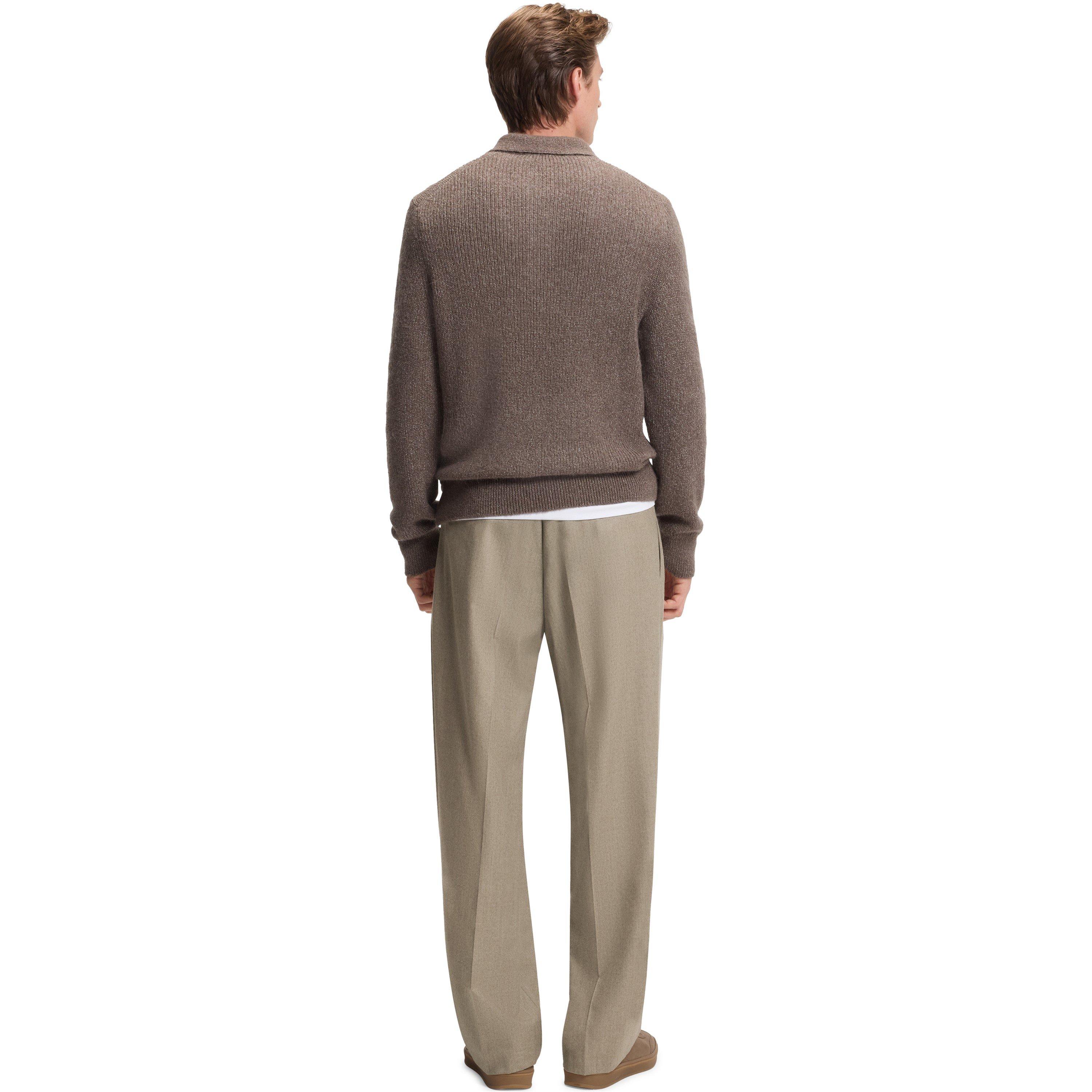 Boss Black Men's HBB Double Breasted Full Length Wide Leg Trousers ...